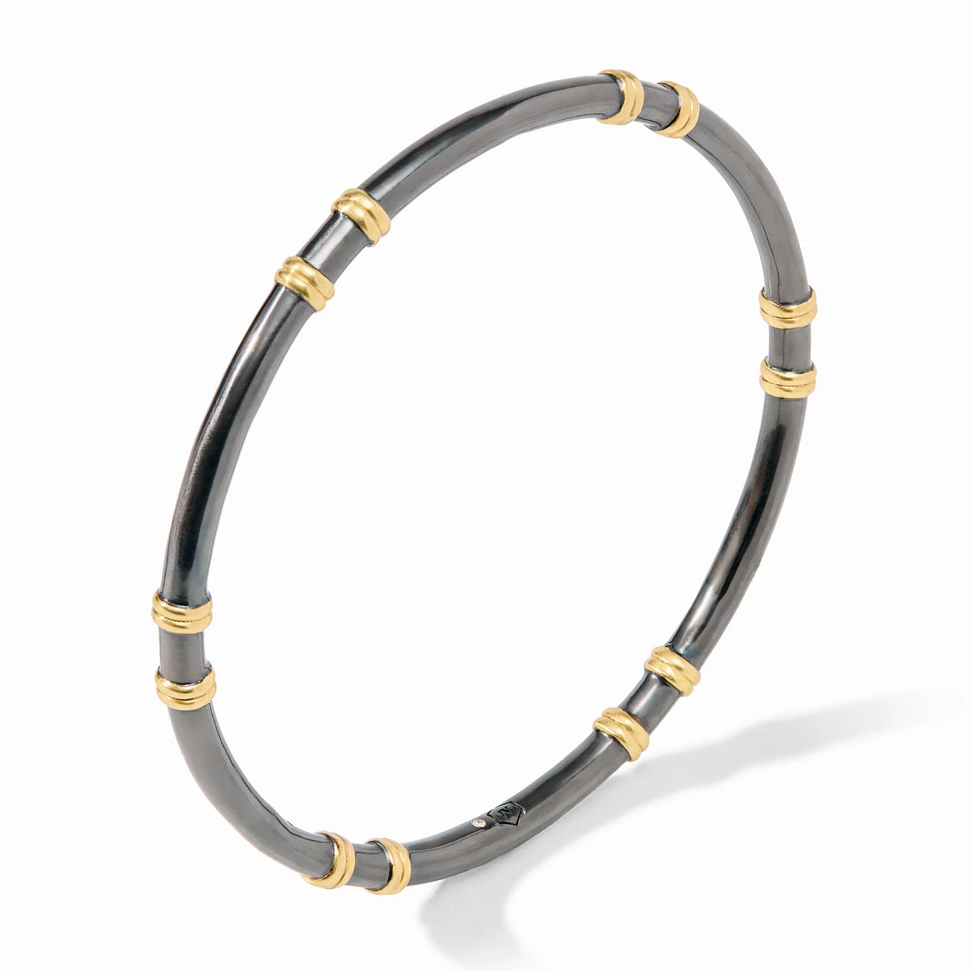 Julie Vos Tribeca Stacking Bangle - Mixed Metal - Small