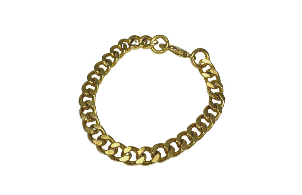Rachel Nathan Chain: Thick Curb 2.3 Bracelet (Large)