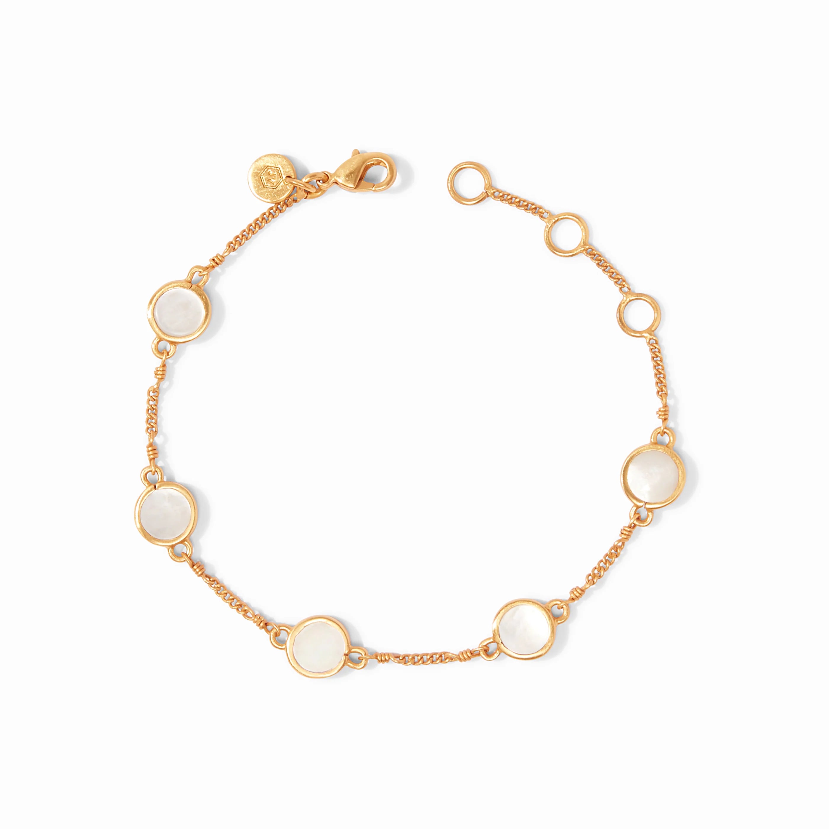 Julie Vos - Valencia Delicate Bracelet - Mother of Pearl