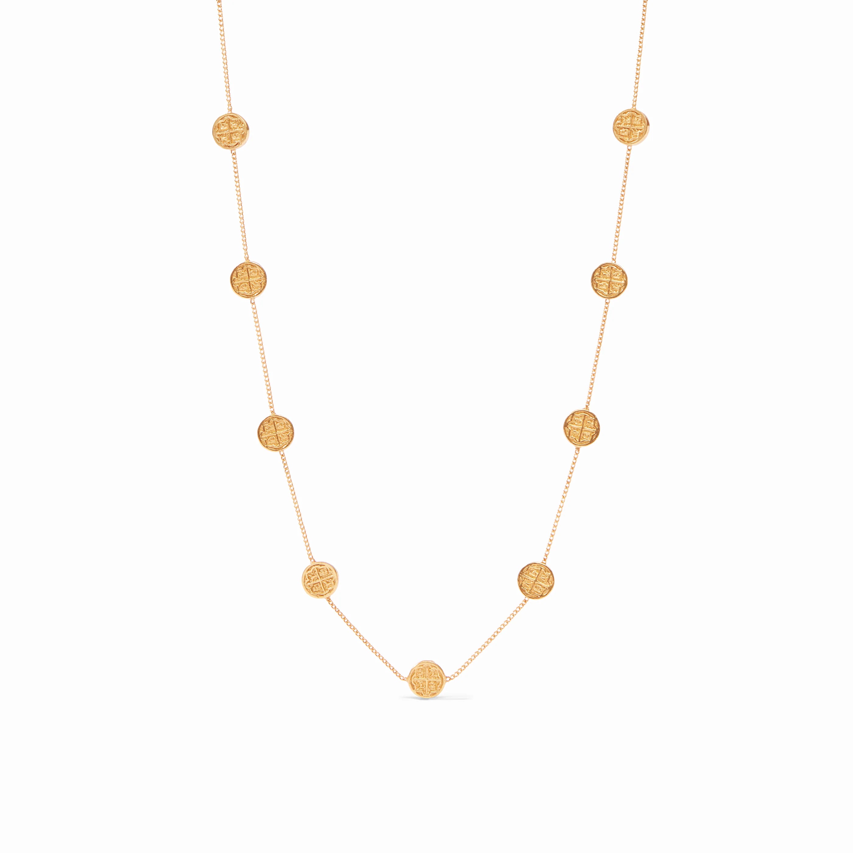 Julie Vos - Valencia Delicate Station Necklace - Gold