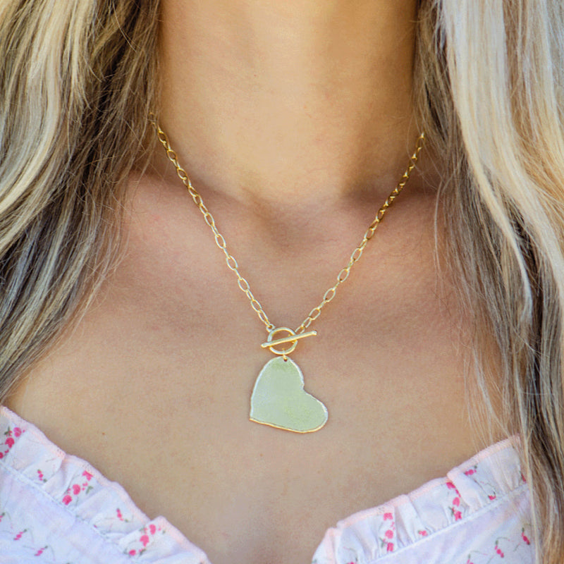 Marcia Moran - Hania Heart Necklace - Gold