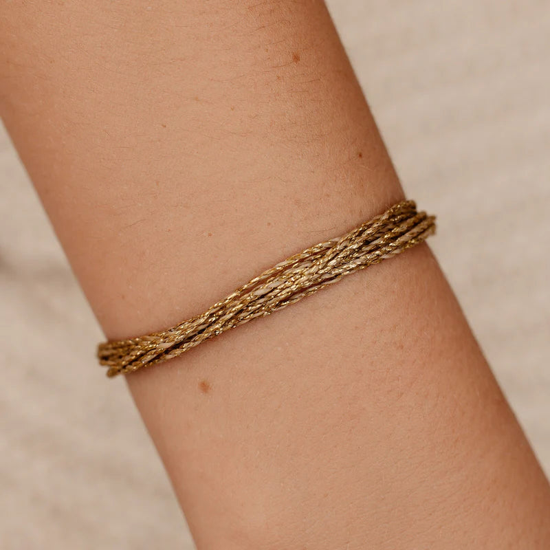 Pura Vida Original Bracelet - Gold Sparkle