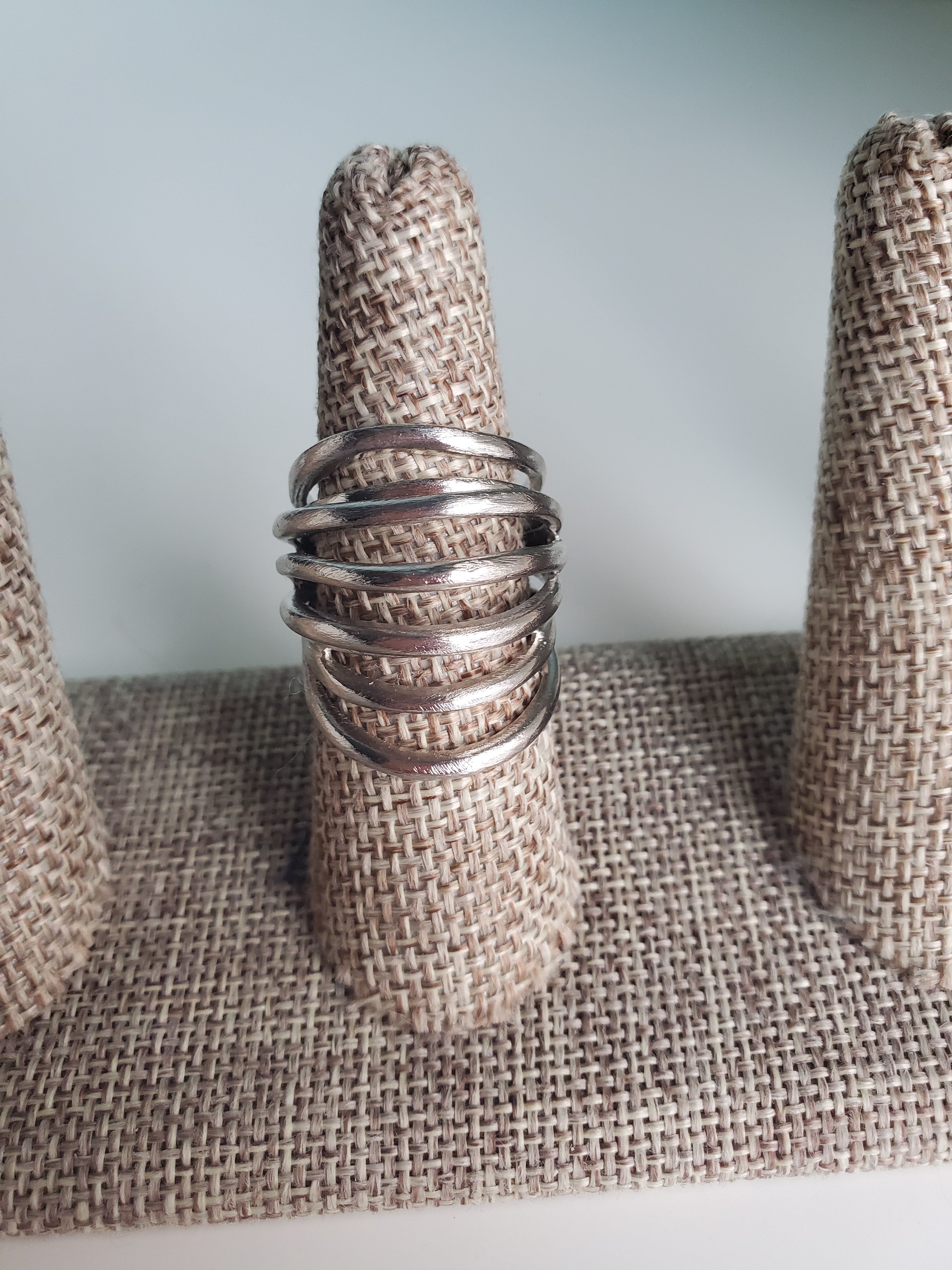 Sterling Silver Curved Ring