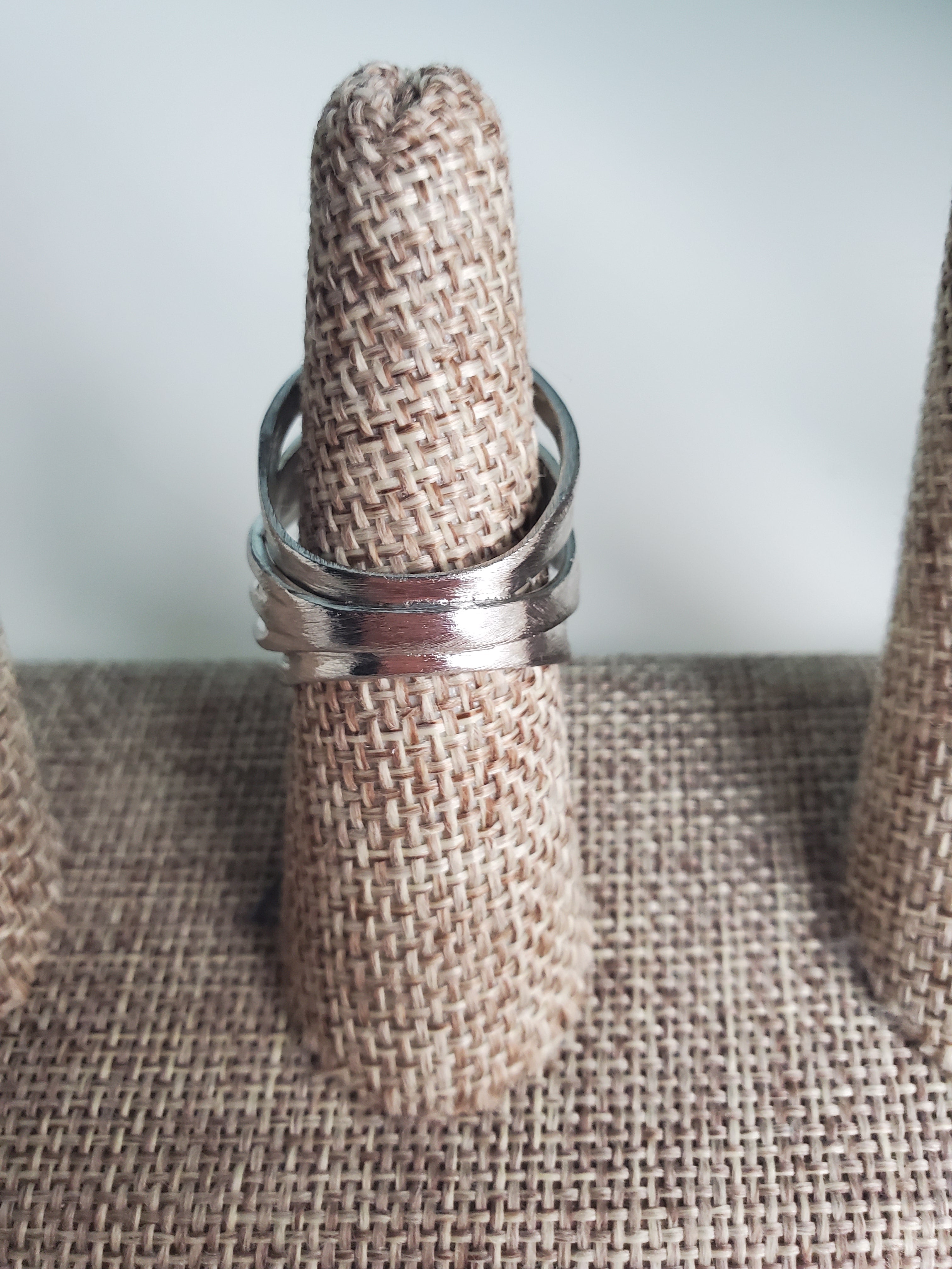 Sterling Silver Curved Ring