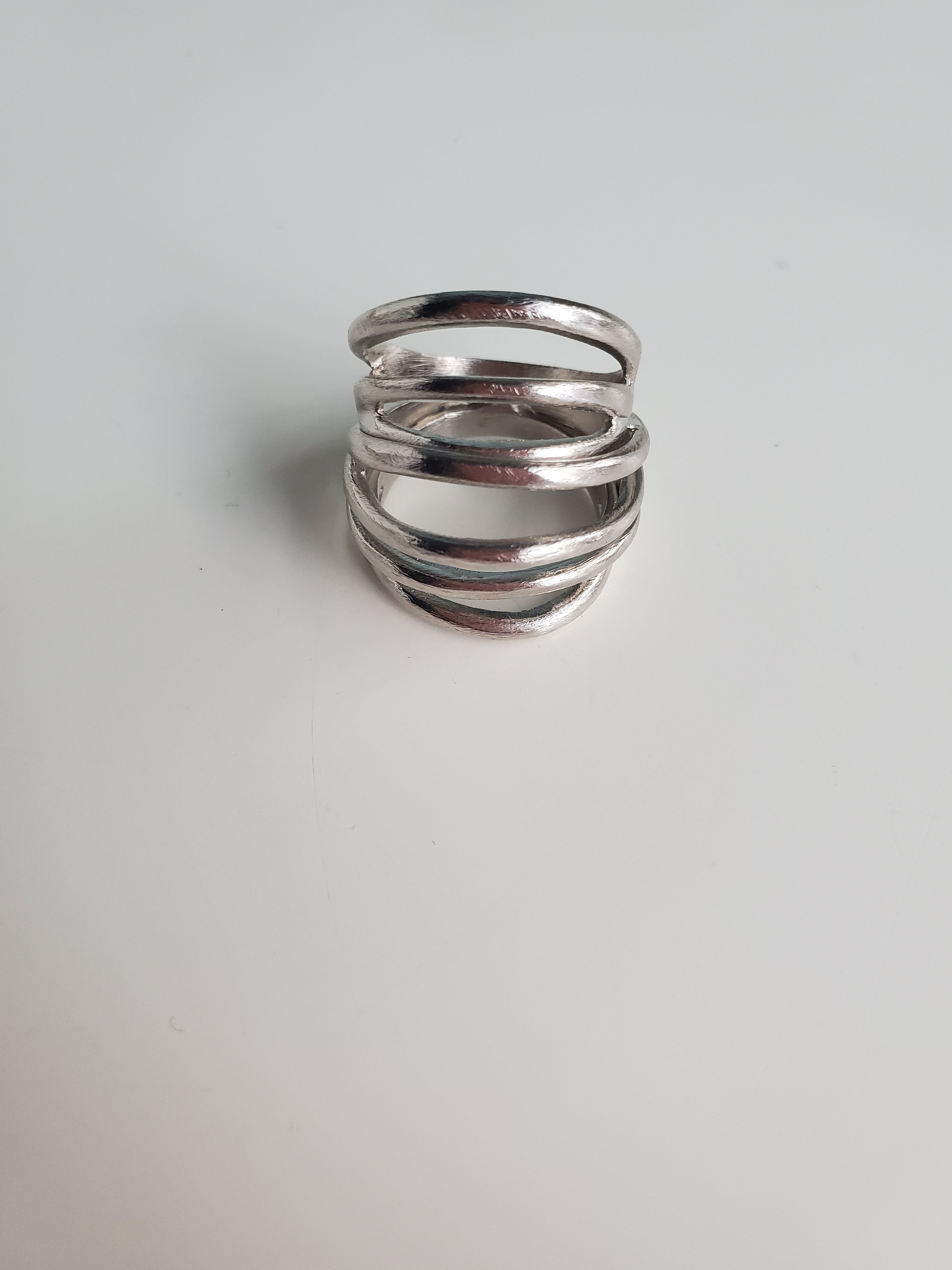 Sterling Silver Curved Ring