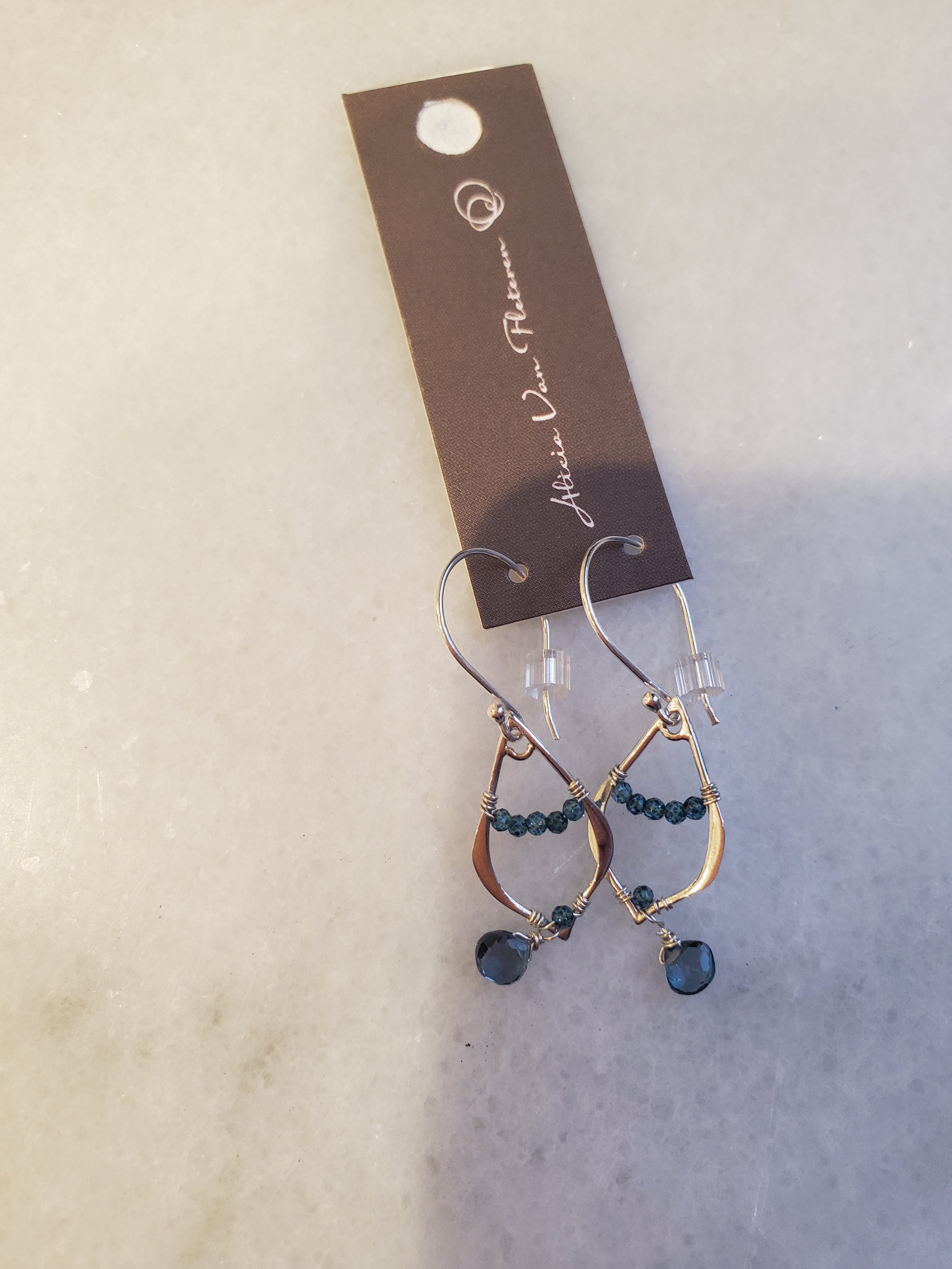 Alicia Van Fleteren Blue topaz Earrings