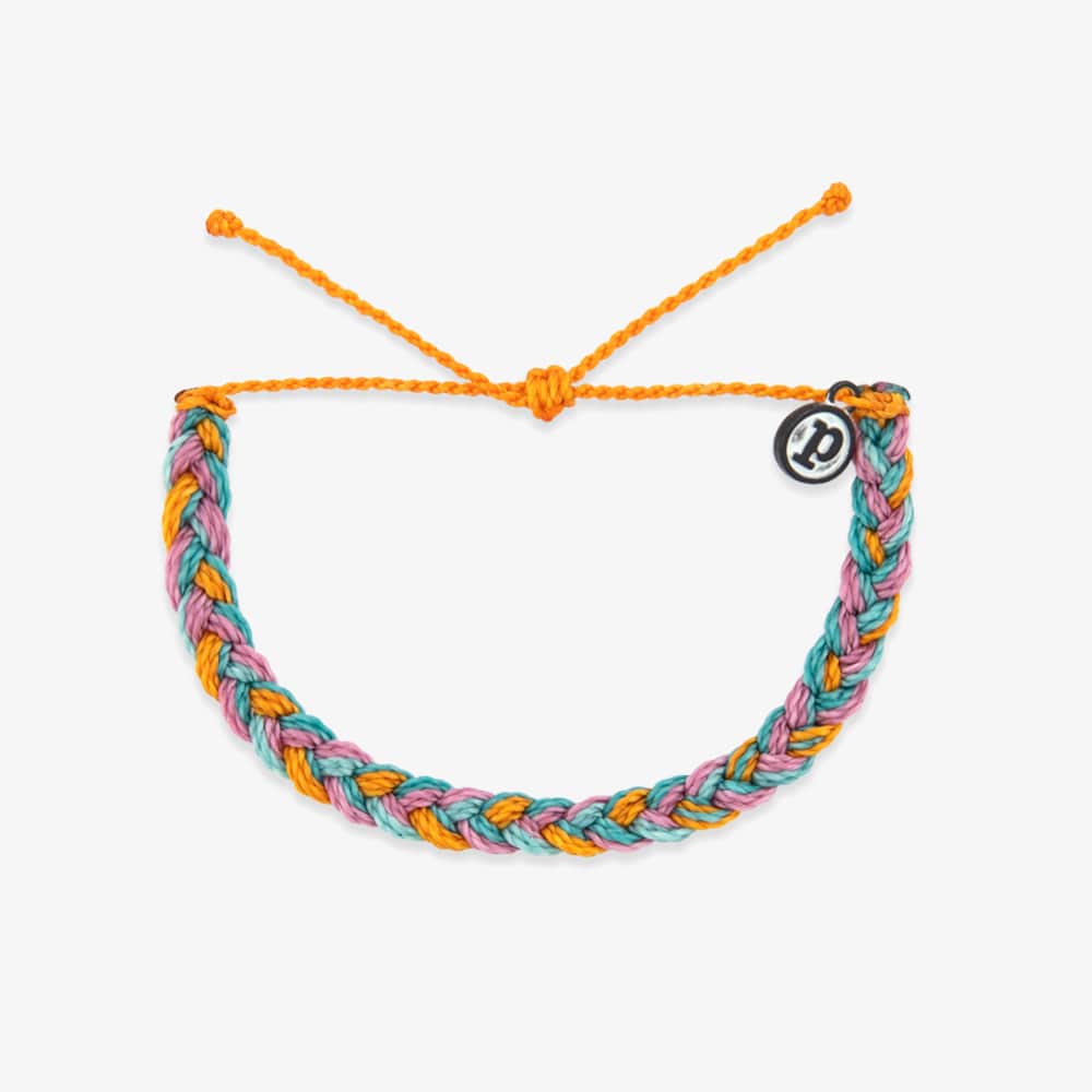 Pura Vida Multi Braided Bracelet - Canary