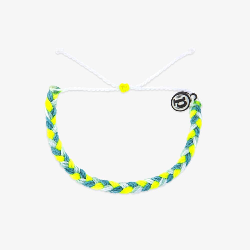 Pura Vida Multi Braided Bracelet - Neon Sky
