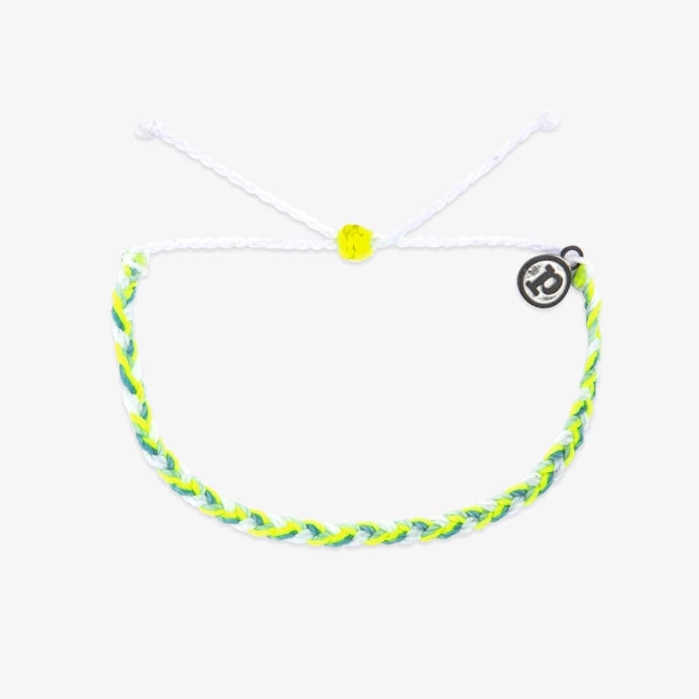 Pura Vida - Mini Braided Multi Bracelet - Neon Sky