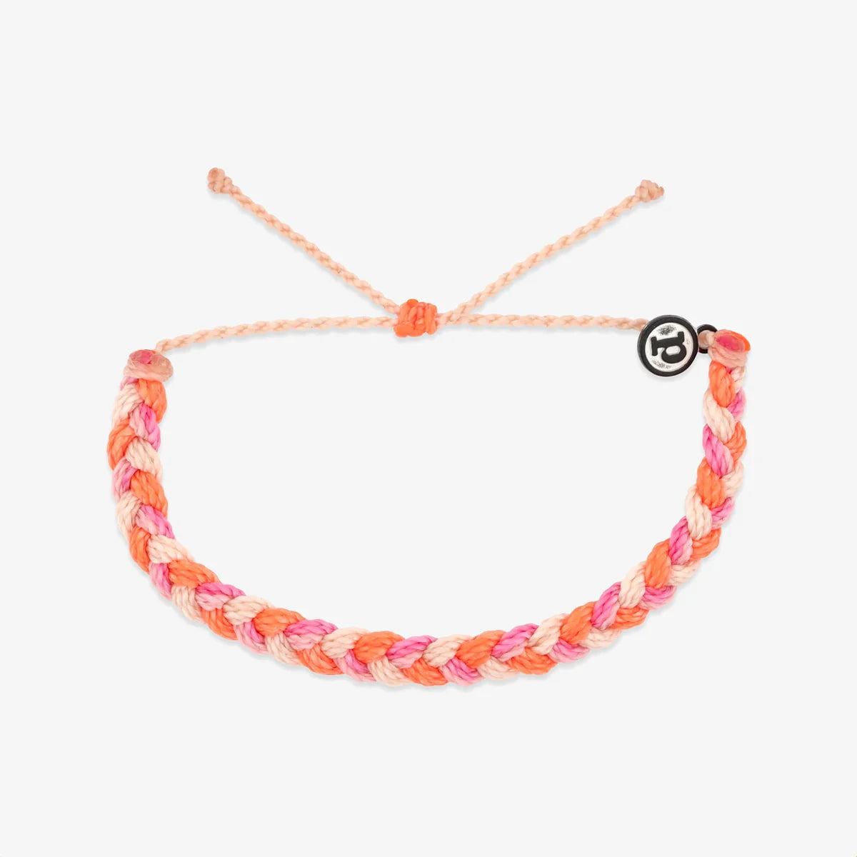 Pura Vida - Braided Bracelet - Pink Sherbet