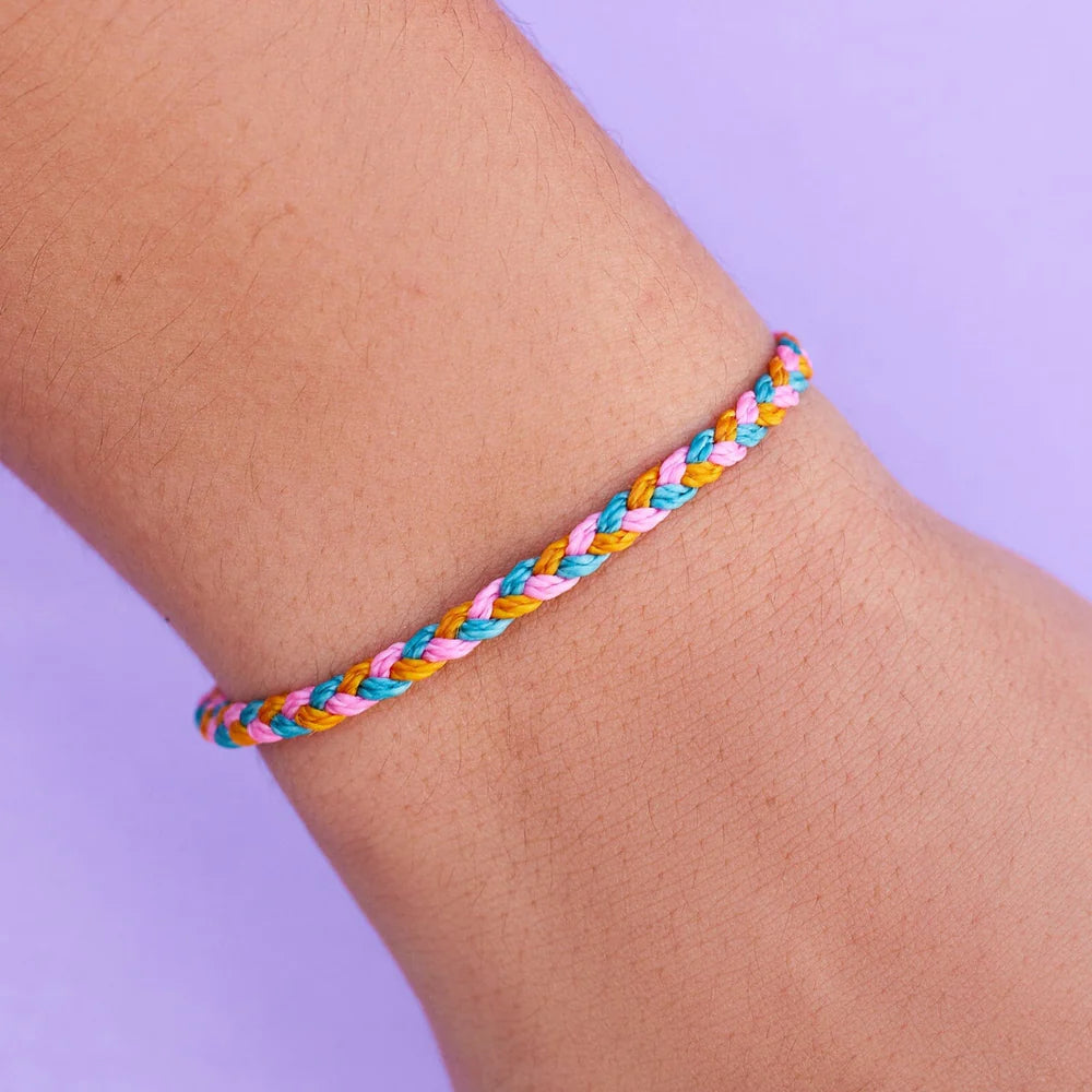Pura Vida Multi Mini Braided Bracelet - Tropical