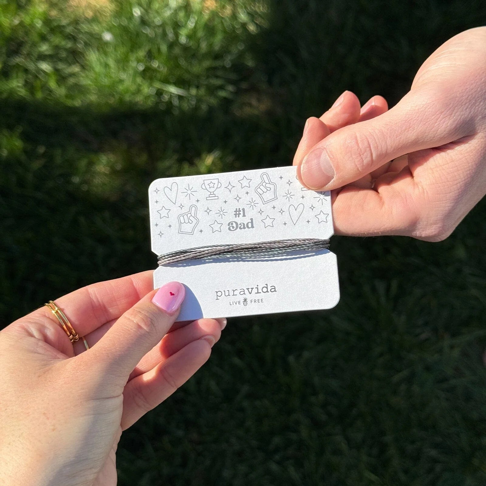 Pura Vida - #1 Dad Bracelet Card