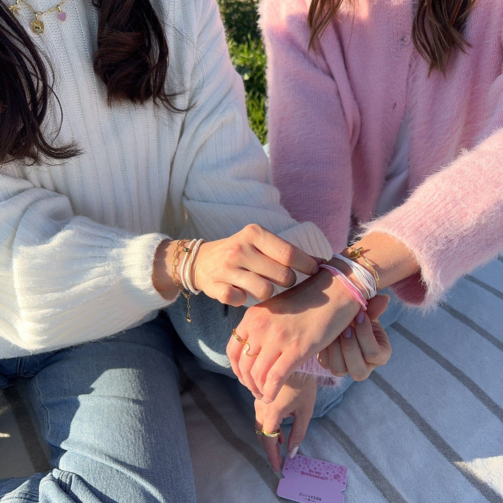 Pura Vida - Bridesmaid Bracelet Card