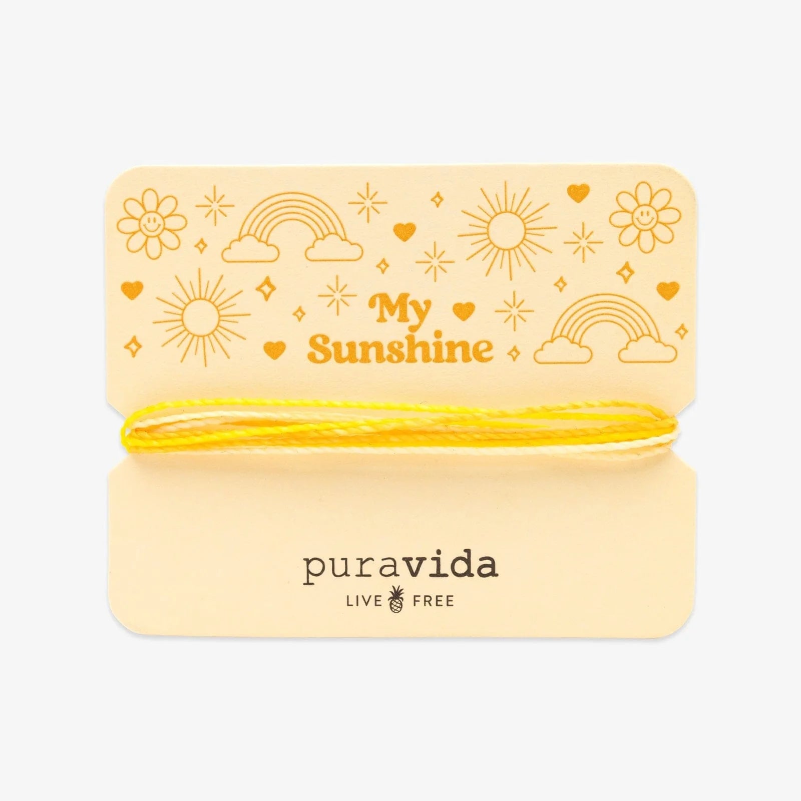 Pura Vida - My Sunshine Bracelet Card