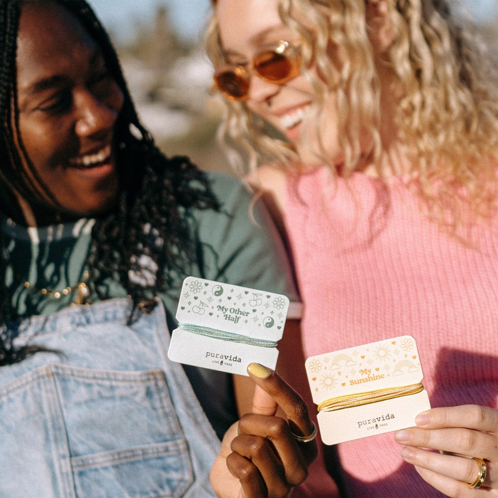 Pura Vida - My Other Half Bracelet Card