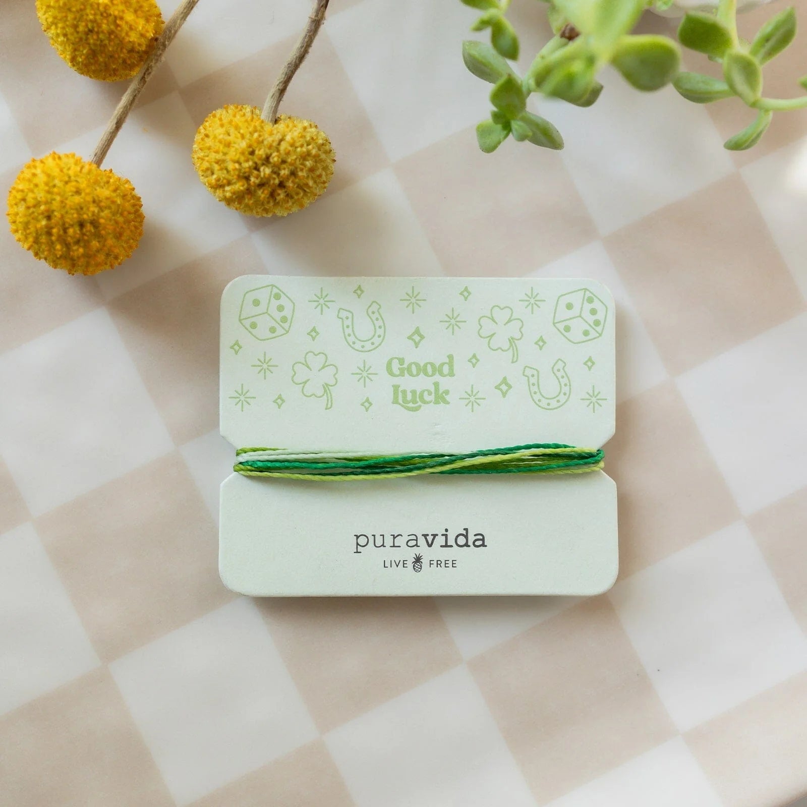 Pura Vida - Good Luck Bracelet Card