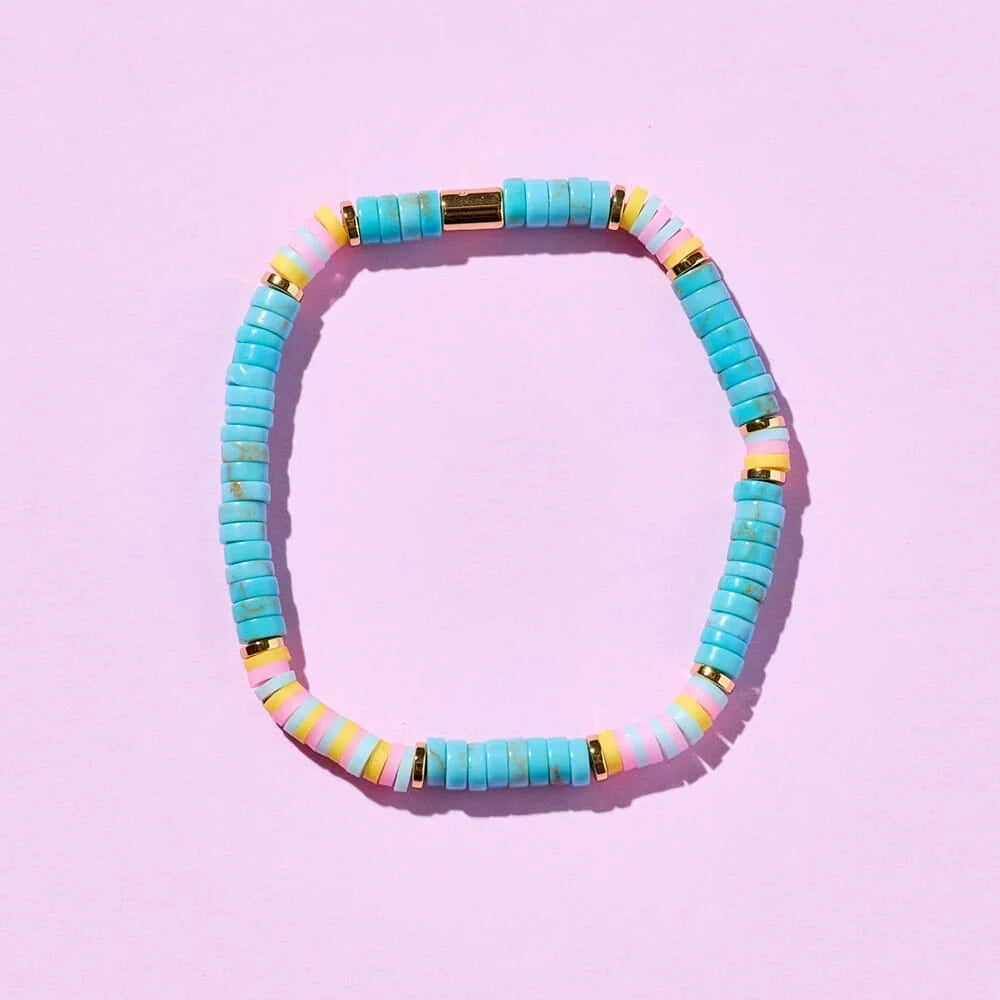 Pura Vida Desert Turquoise Stretch Bracelet