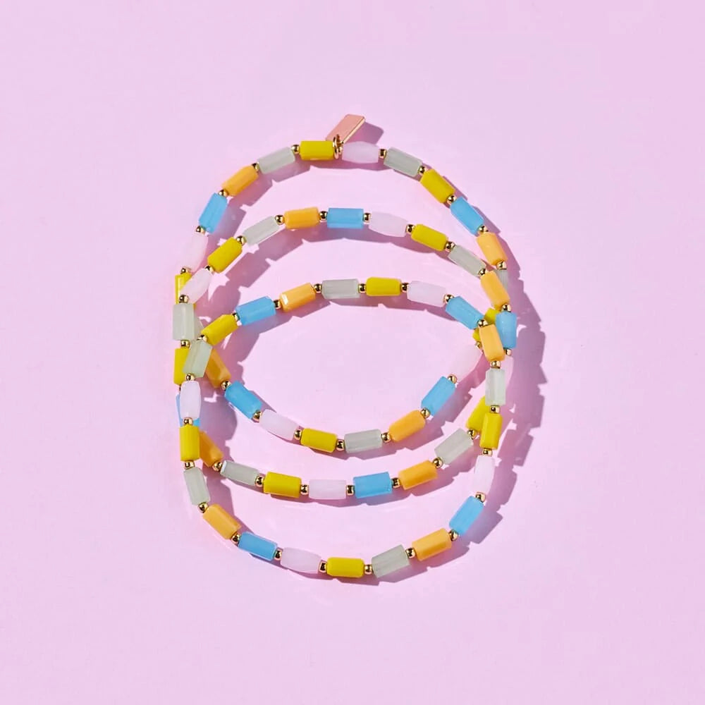 Pura Vida Neon Lights Stretch Bracelet 3 Pack