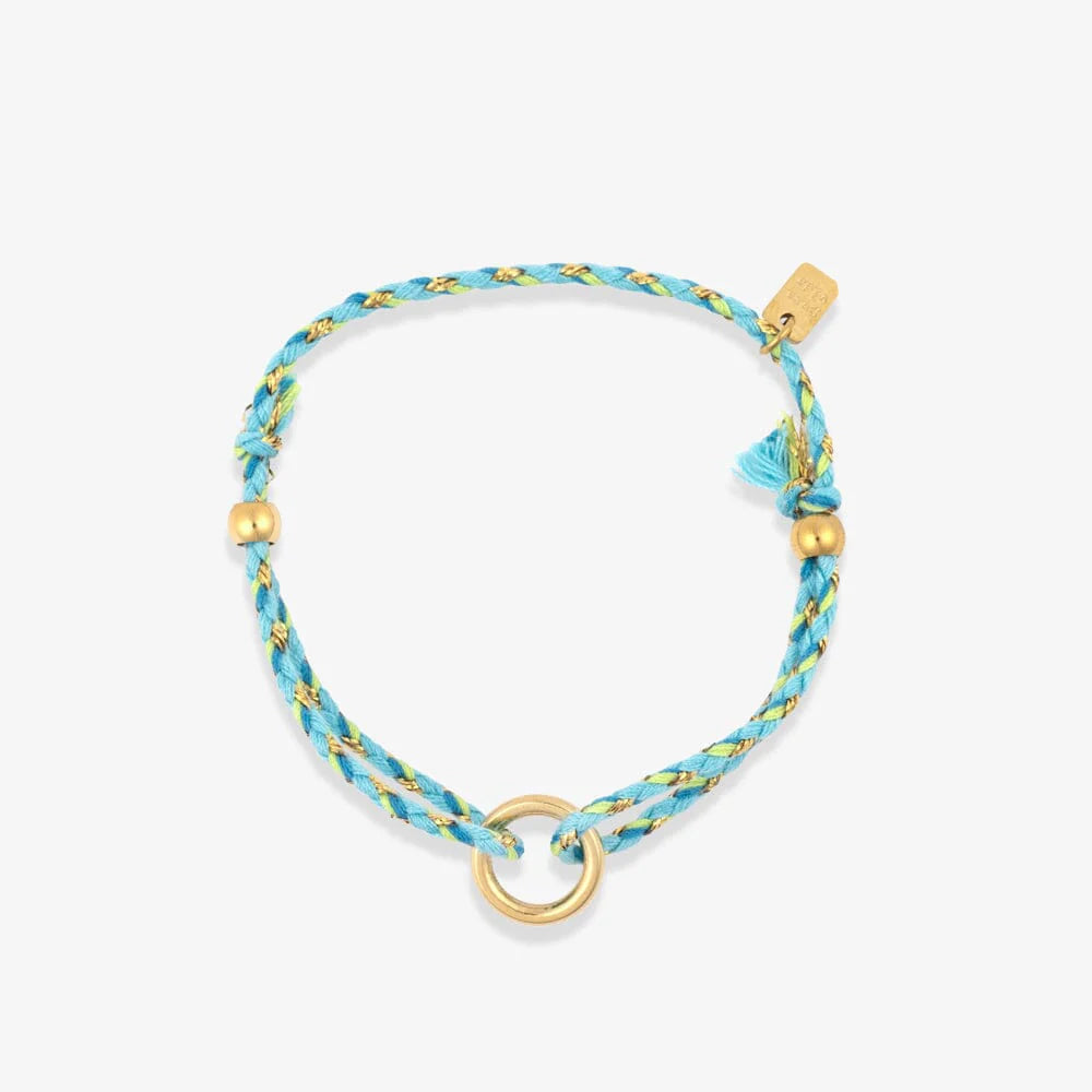 Pura Vida - Friendship Ring Bracelet - SKY