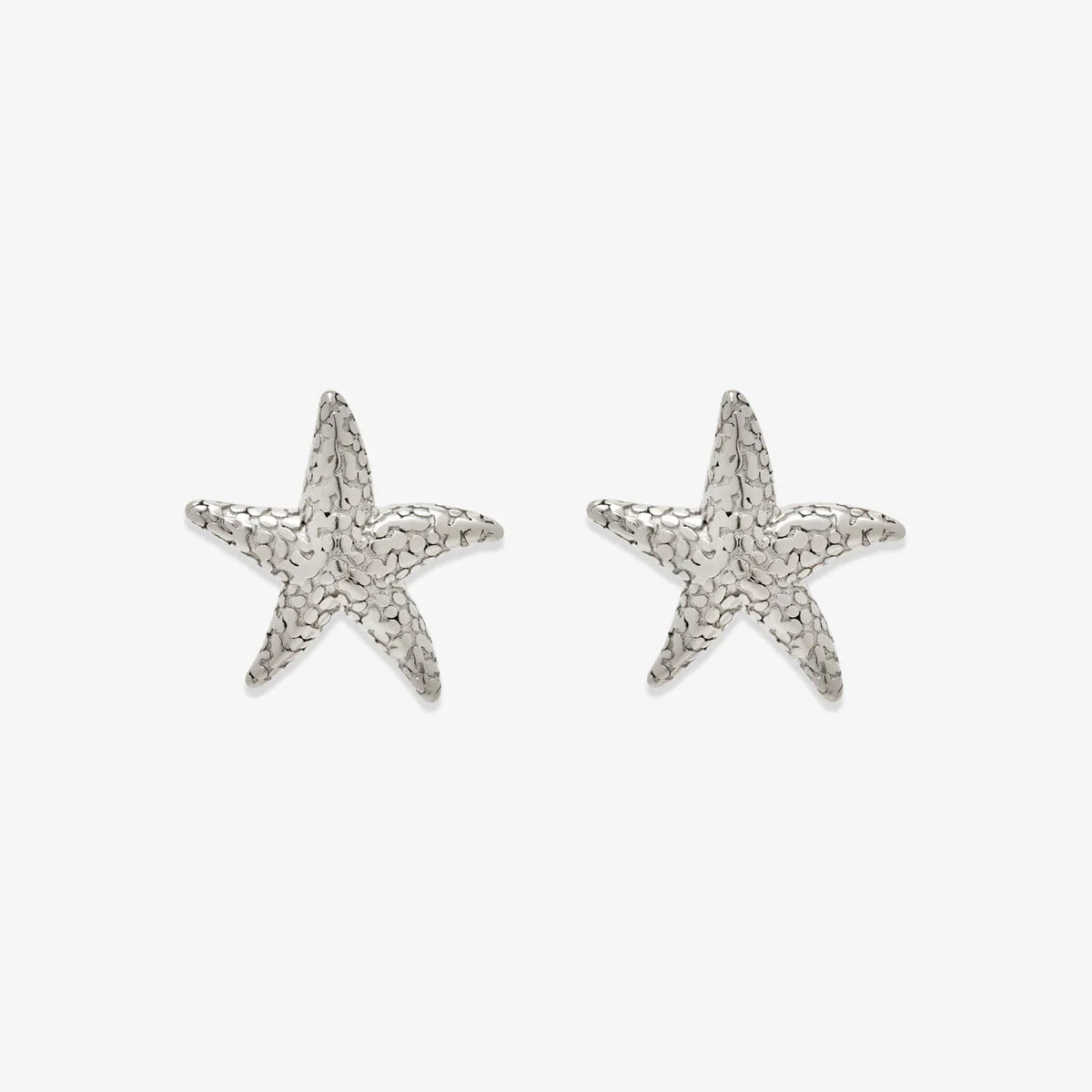 Pura Vida - Sea Star Statement Earrings - Silver