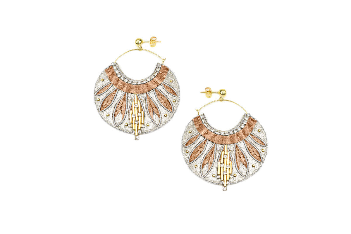 APIE Metallic Hoops in Gold