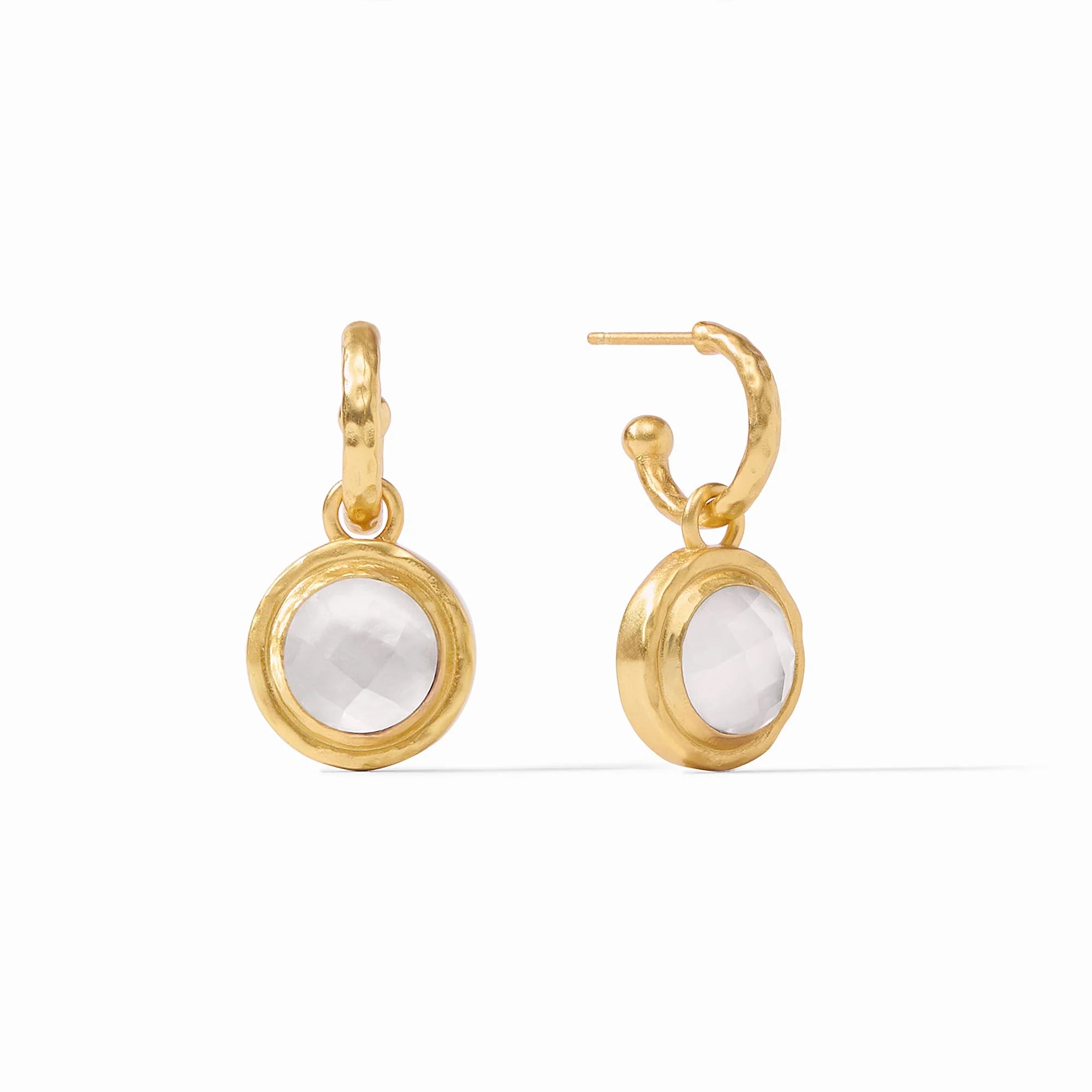 Julie Vos - Astor 6-in-1 Gold Charm Earring