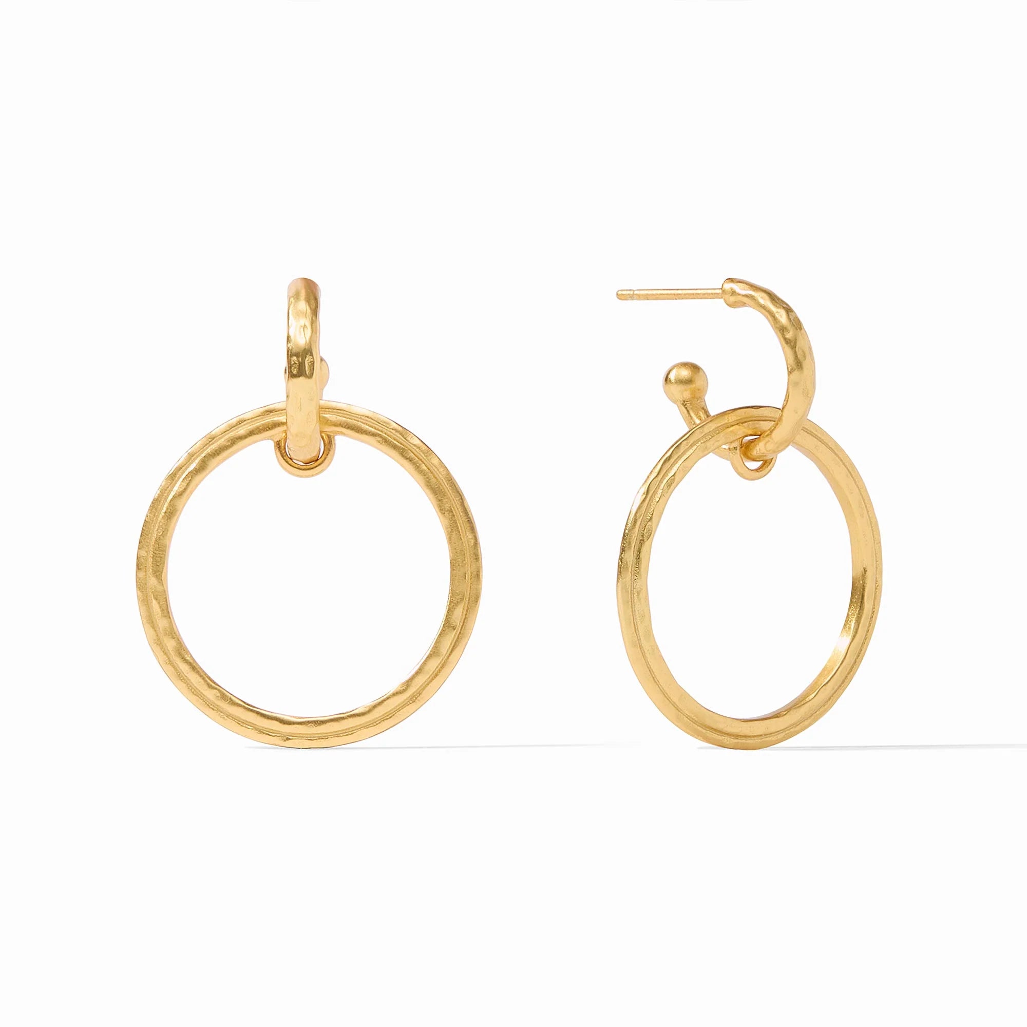 Julie Vos - Astor 6-in-1 Gold Charm Earring