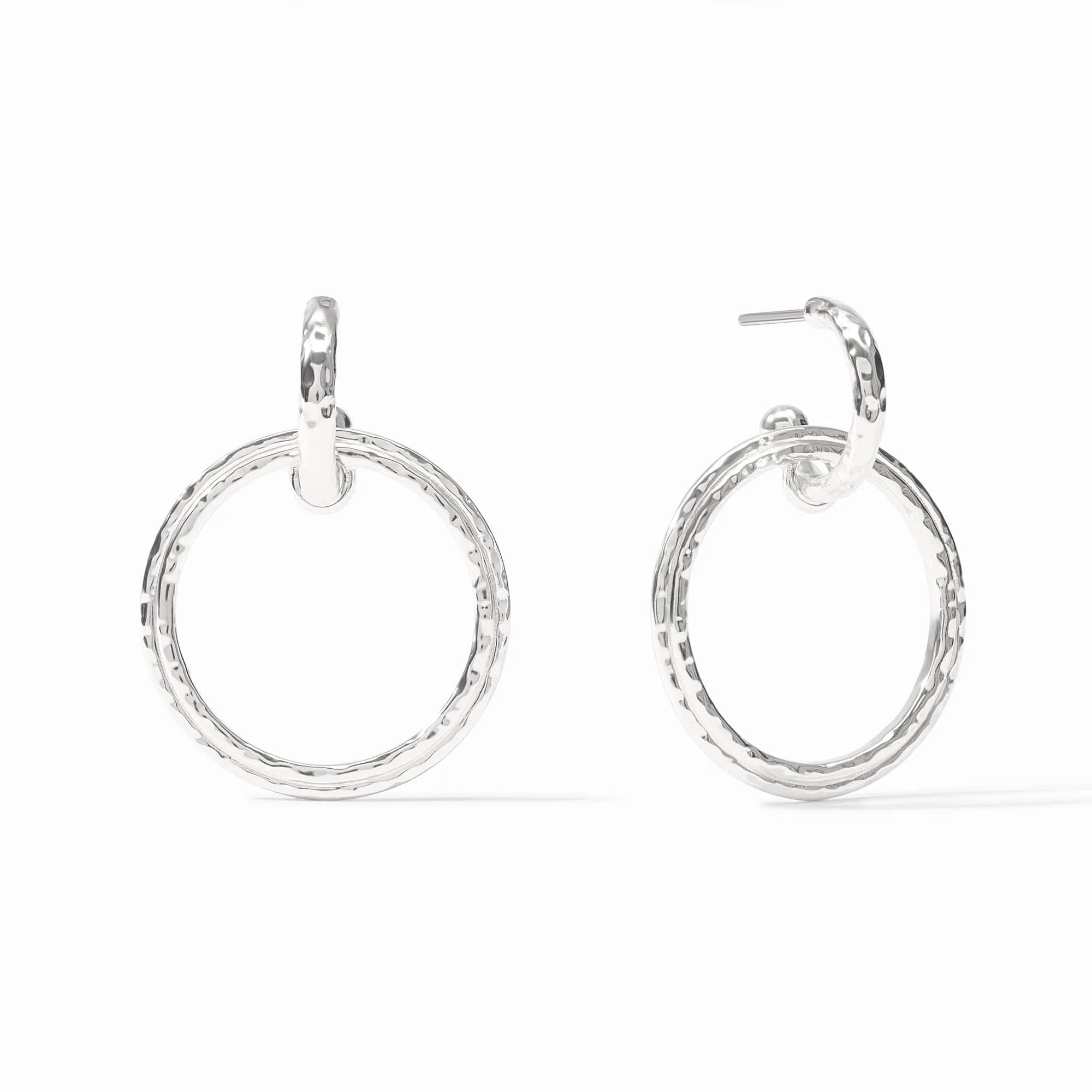 Julie Vos - Astor 6-in-1 Silver Charm Earring