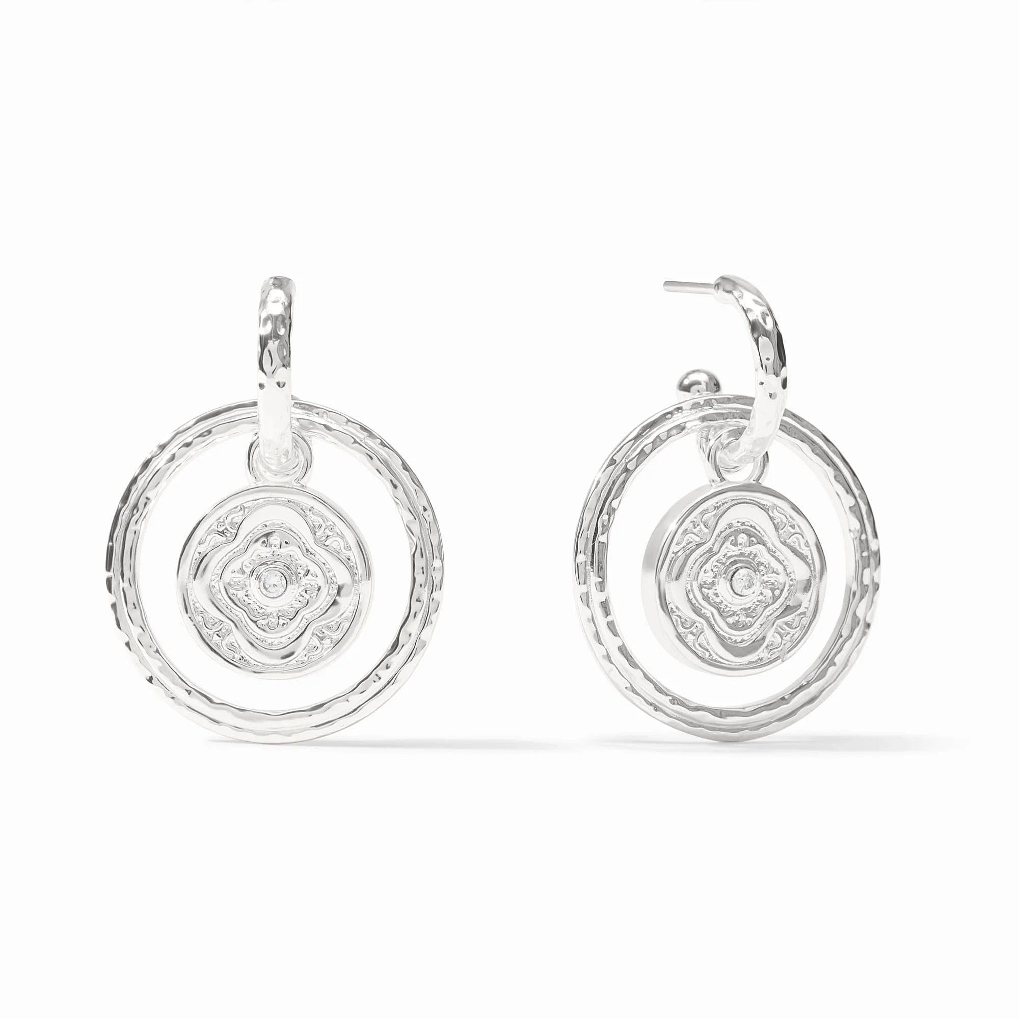 Julie Vos - Astor 6-in-1 Silver Charm Earring
