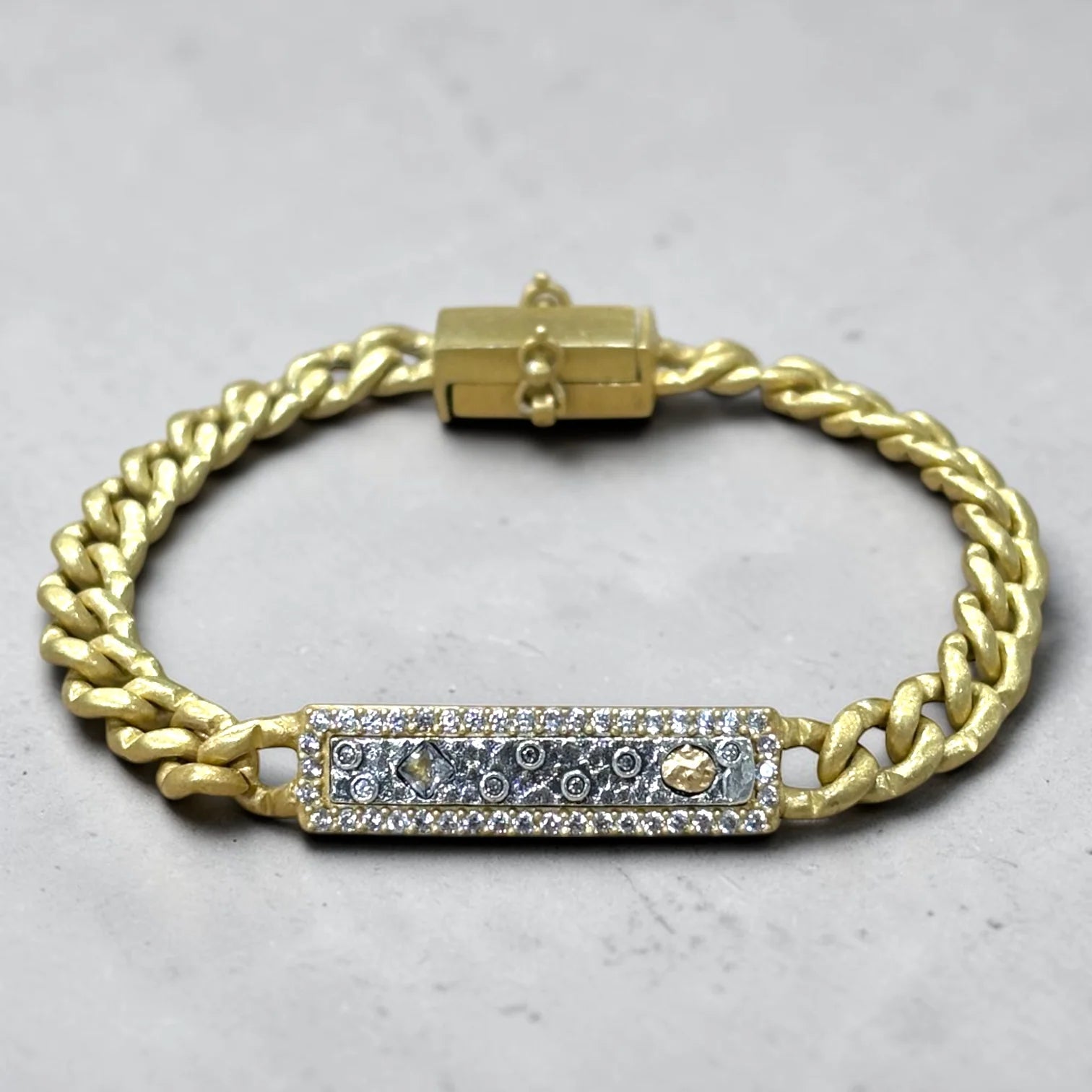 Tat 2 Designs - Gold Soleil ID Bracelet