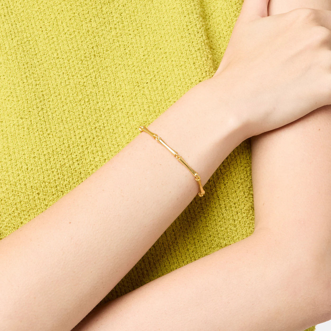 Julie Vos - Bamboo Bracelet - Gold