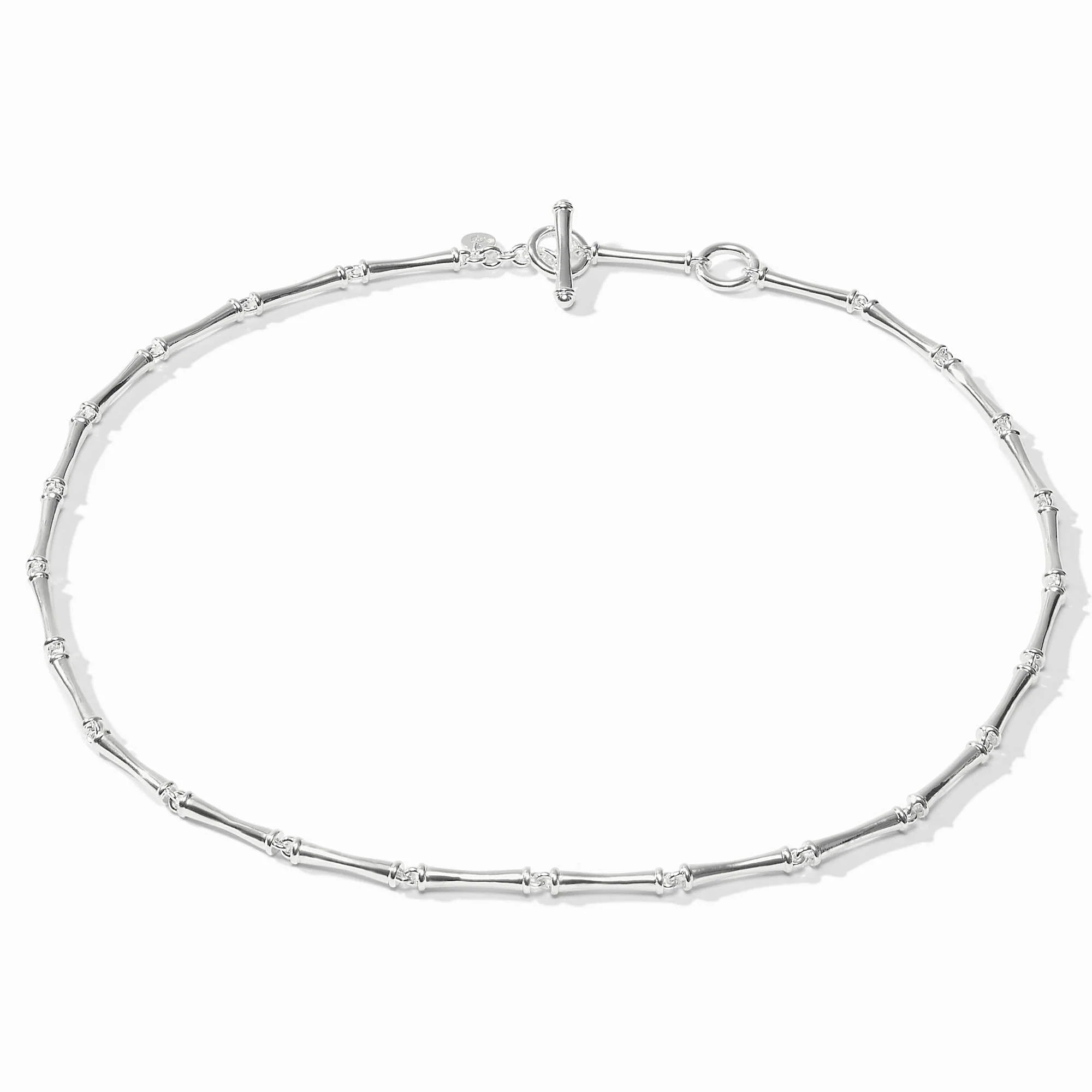 Julie Vos - Bamboo Necklace - Silver