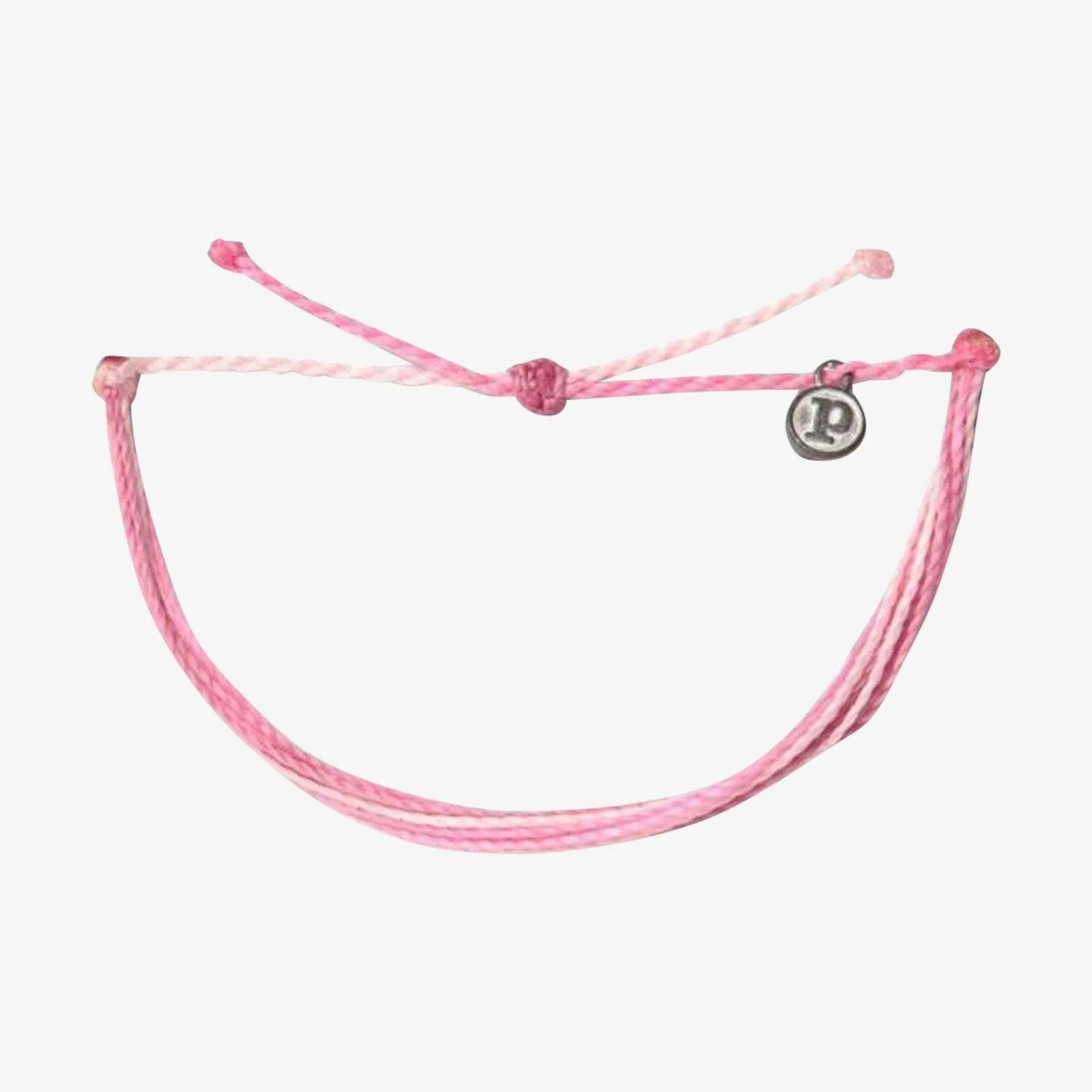 Pura Vida String Bracelet - Think Pink