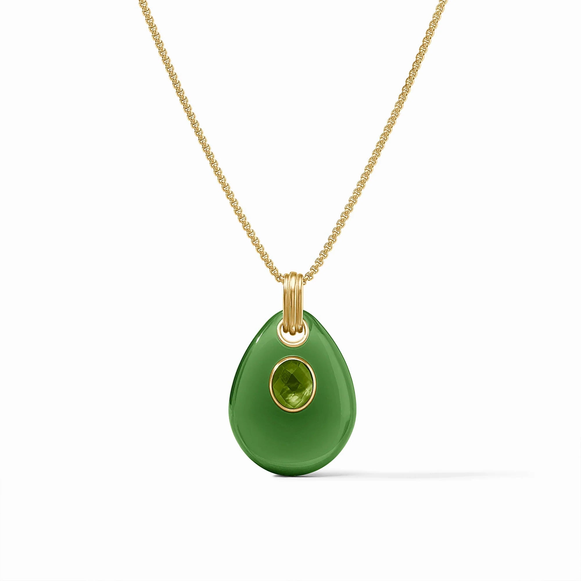 Julie Vos Carnaby Pendant - Palmetto Green