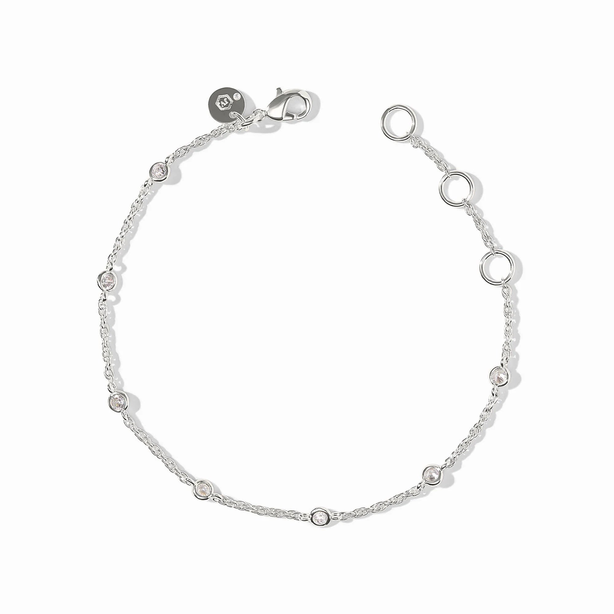 Julie Vos Celeste Delicate Bracelet Cubic Zirconia - Silver