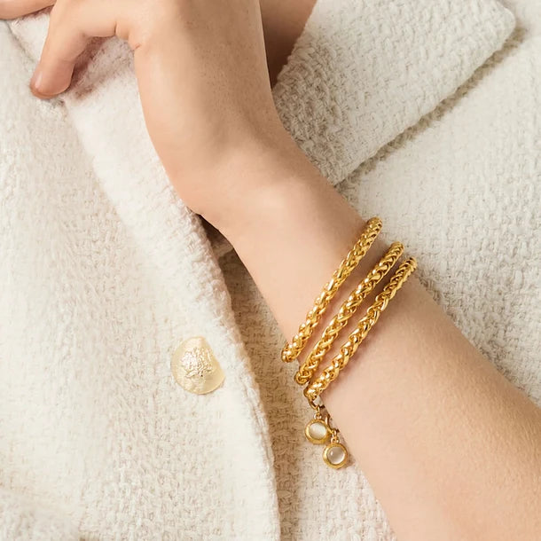 Julie Vos - Cobblestone Link Bracelet - Gold