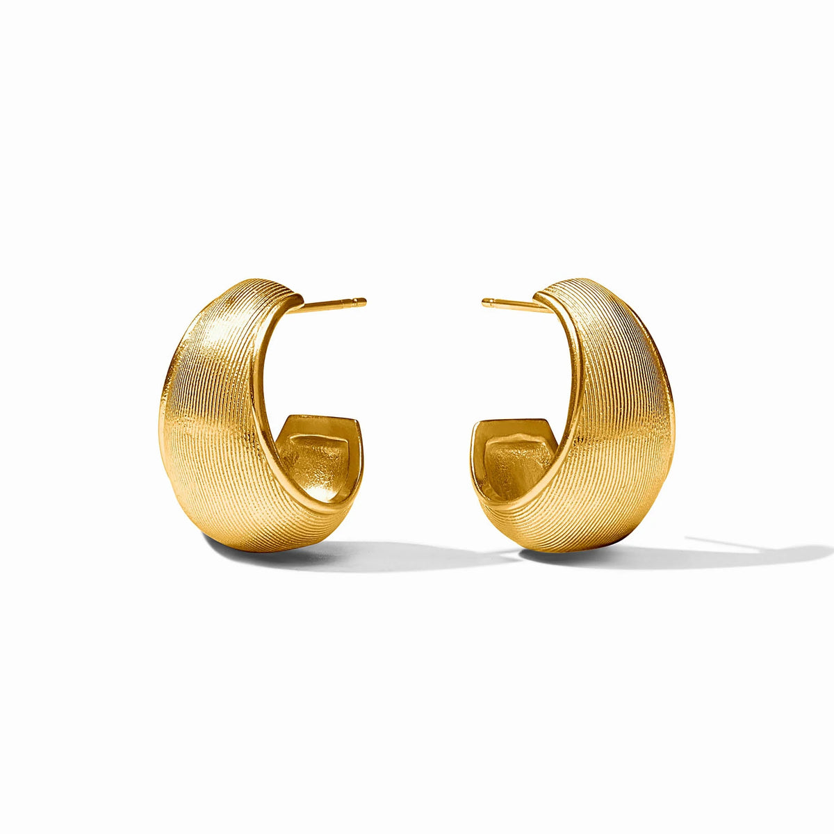 Julie Vos - Cobblestone Statement Hoop - Gold