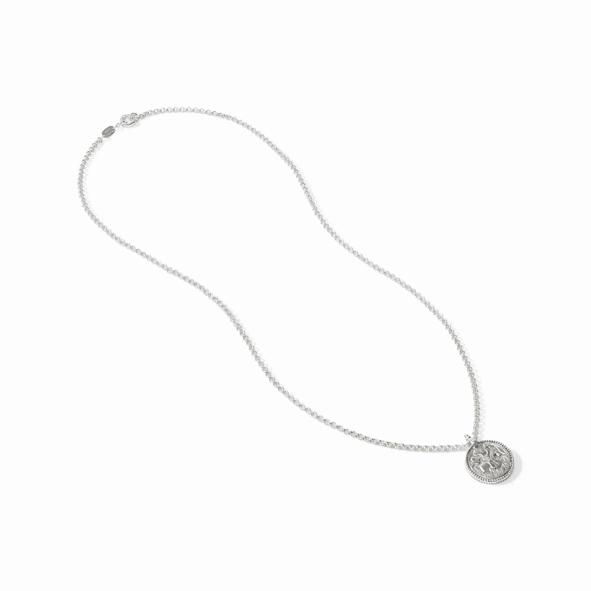 Julie Vos - Coin Pendant Necklace - Silver