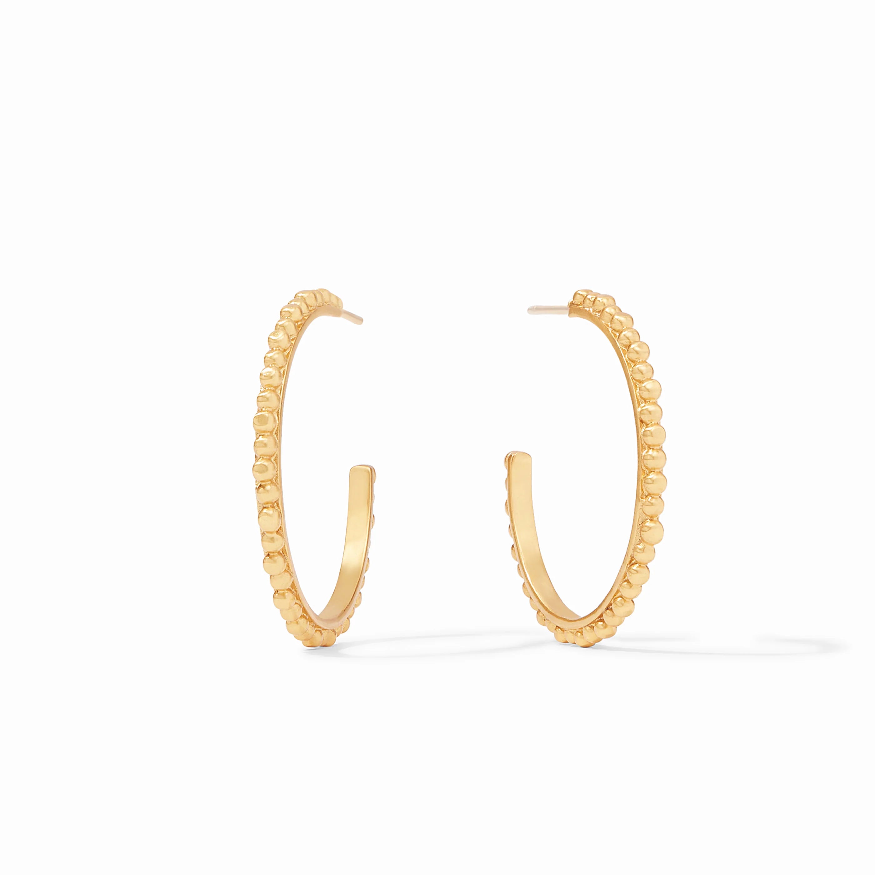 Julie Vos Colette Bead Hoop - Medium