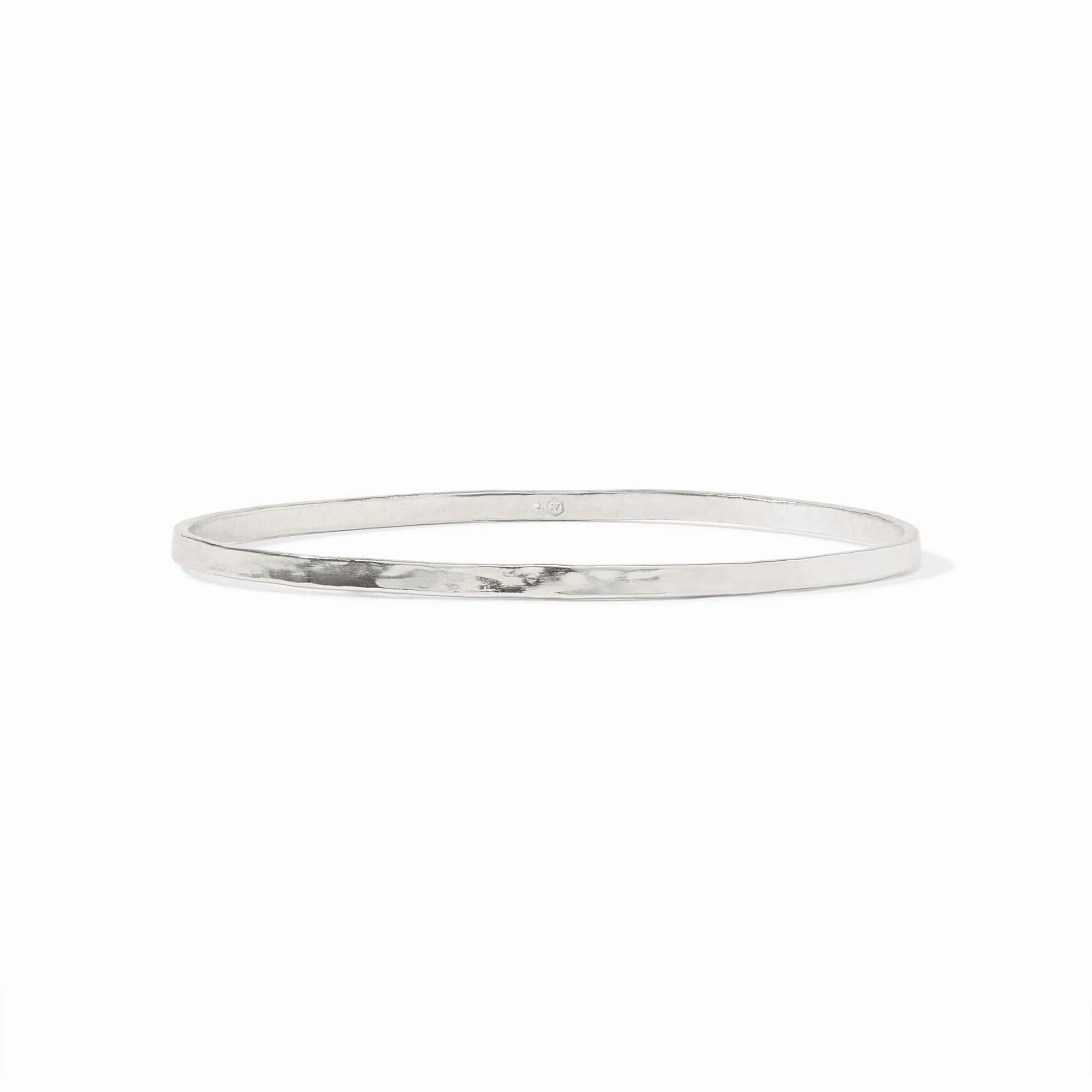 Julie Vos Crescent Bangle Silver - Medium