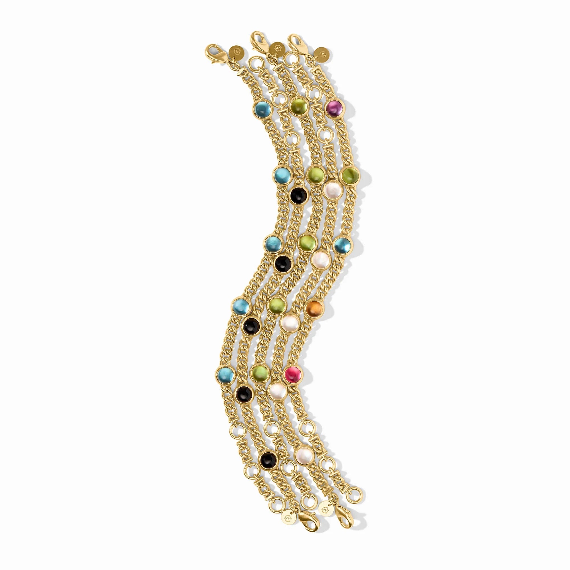 Julie Vos - Dolce Delicate Bracelet - Iridescent Clear Crystal