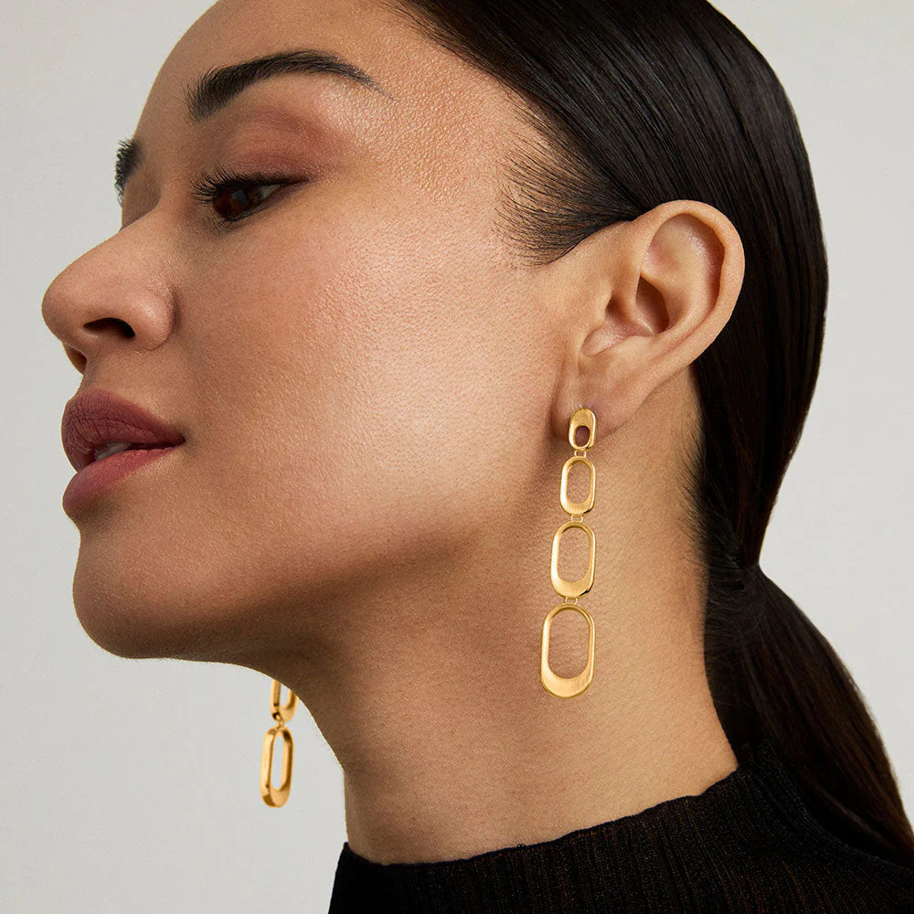 Dean Davidson Bleecker Statement Drop Earrings - Gold