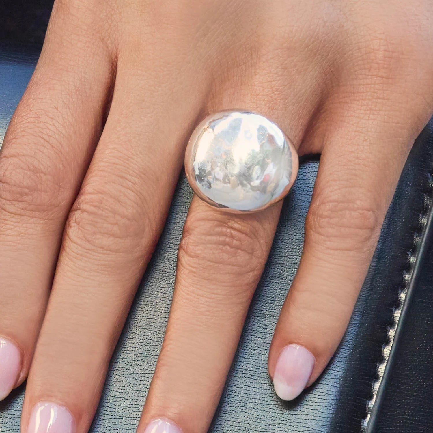 Julie Vos Solara Ring Size 7 - Silver