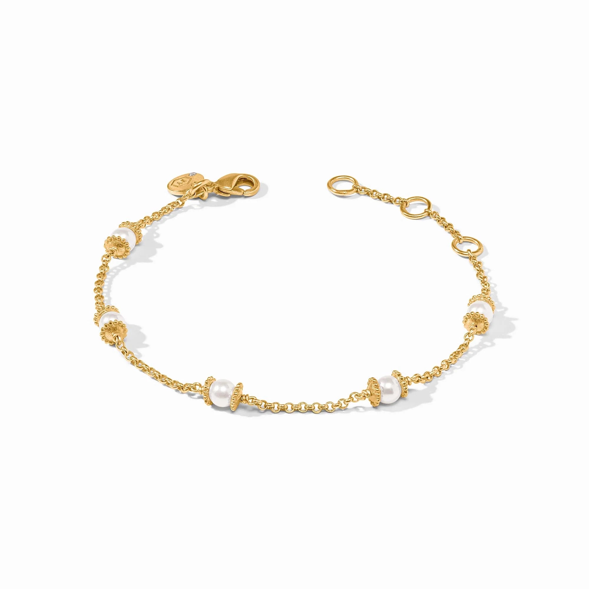 Julie Vos Hydra Delicate Bracelet - Pearl