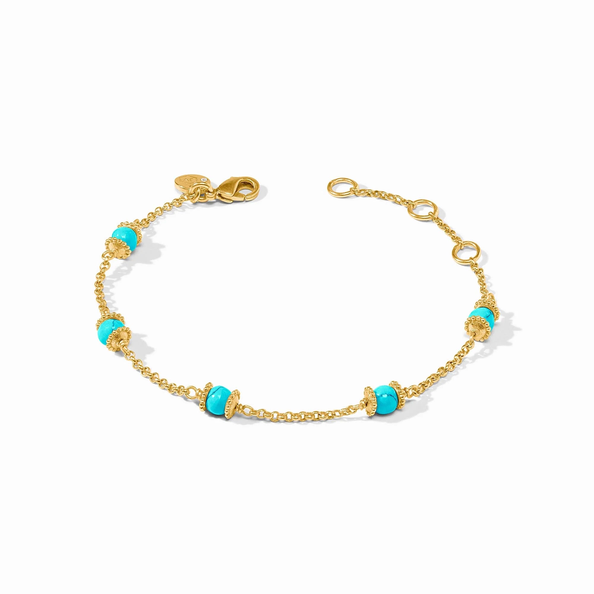Julie Vos Hydra Delicate Bracelet - Turquoise Blue