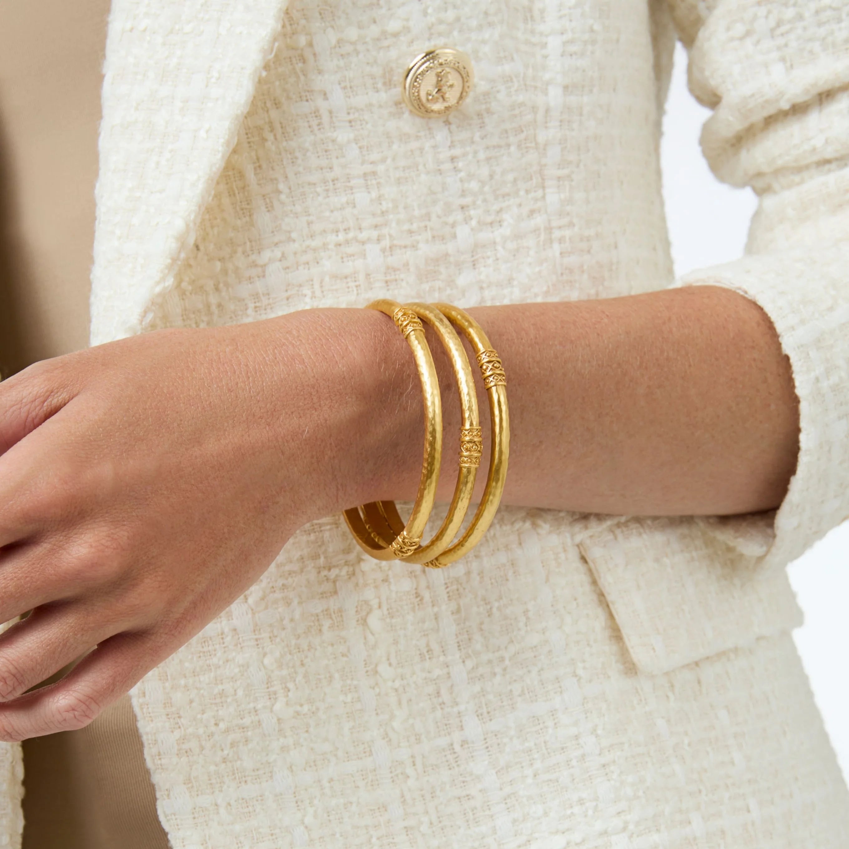 Julie Vos - Catalina Bangle - Gold (Medium)