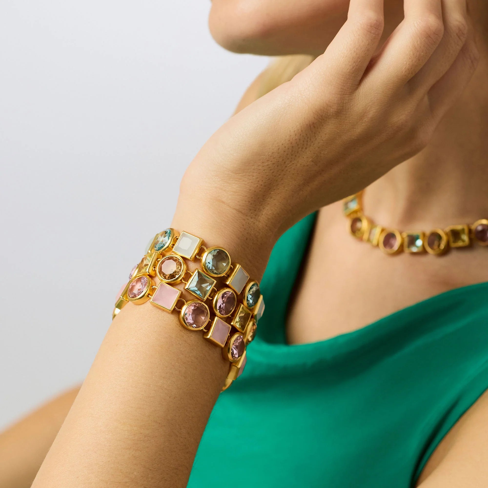 Julie Vos - Jolie Tennis Bracelet - Multi Stone