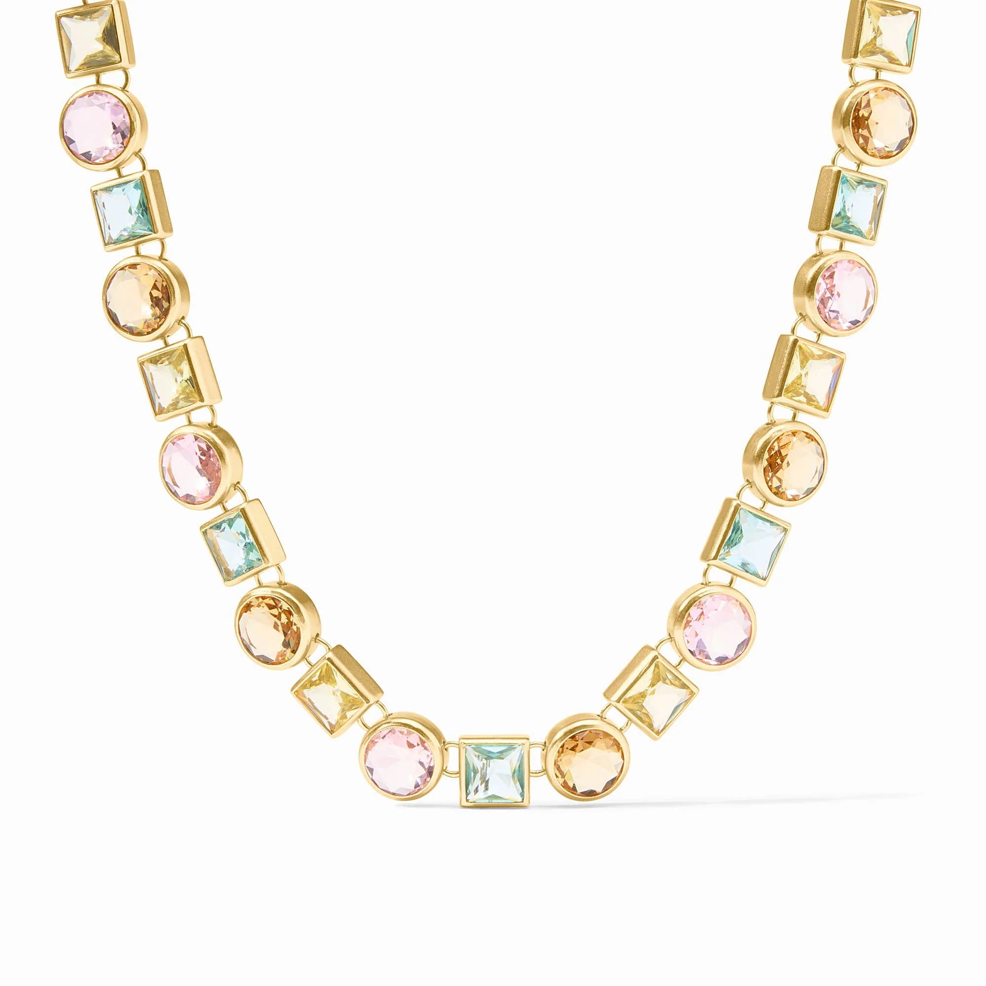 Julie Vos - Jolie Tennis Necklace - Multi Stone