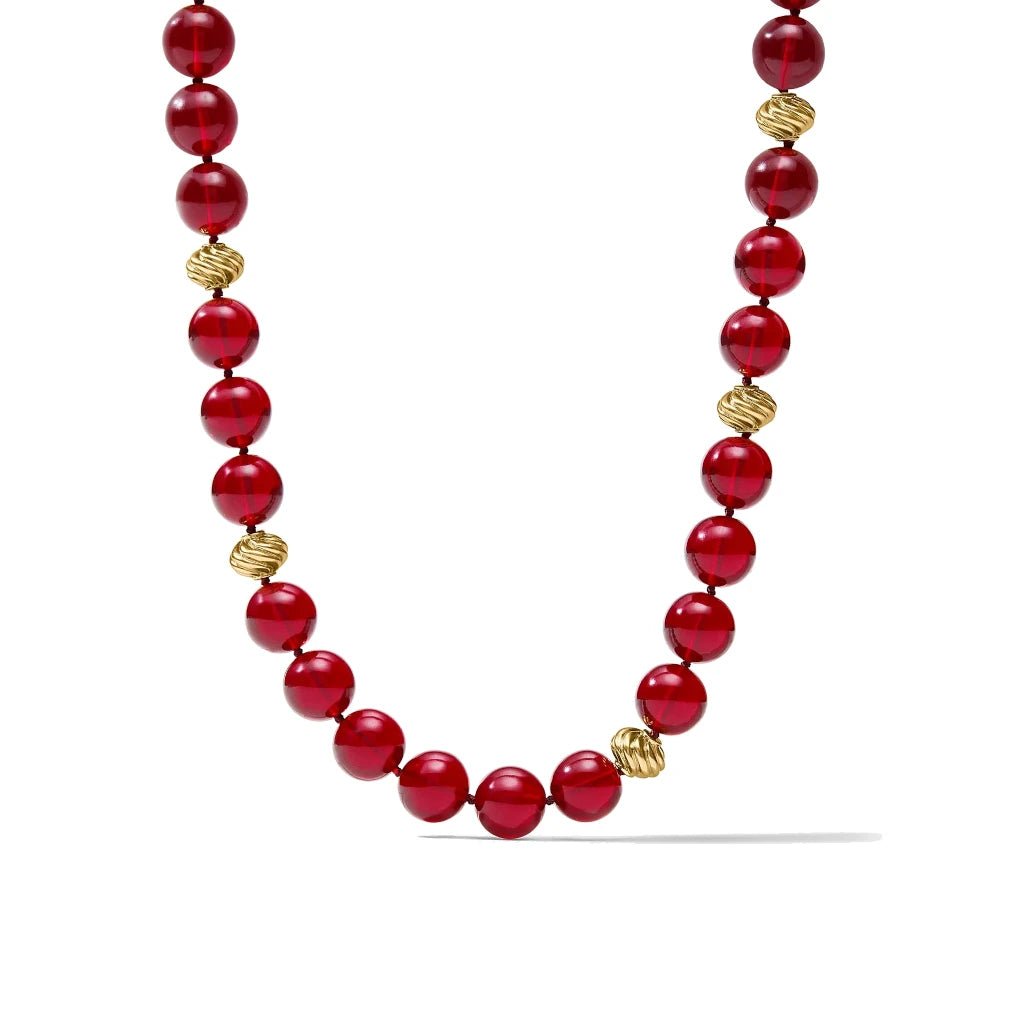 Julie Vos -Ravello 5-in-1 Necklace- Cranberry