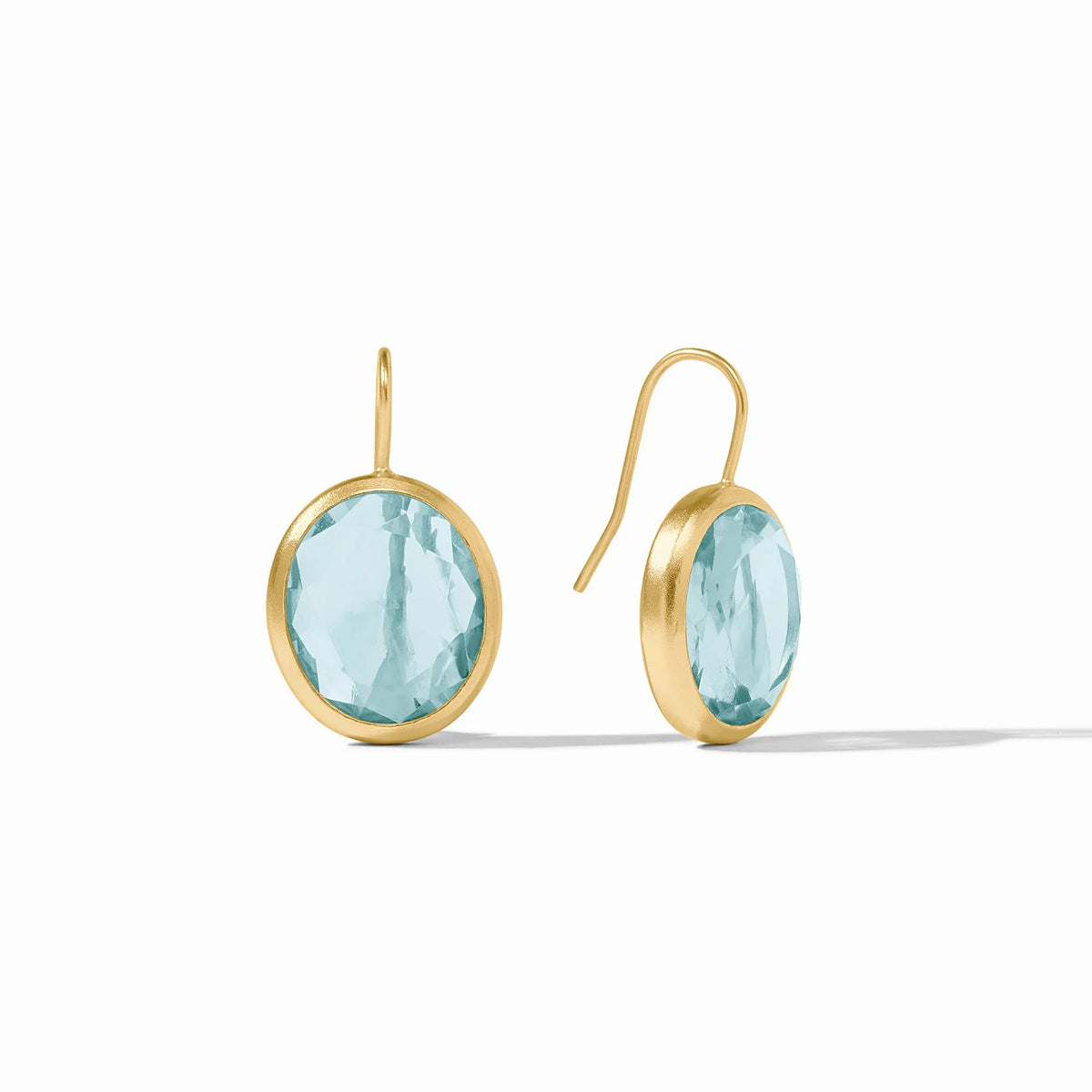 Laguna Stone Earring - Aquamarine Blue